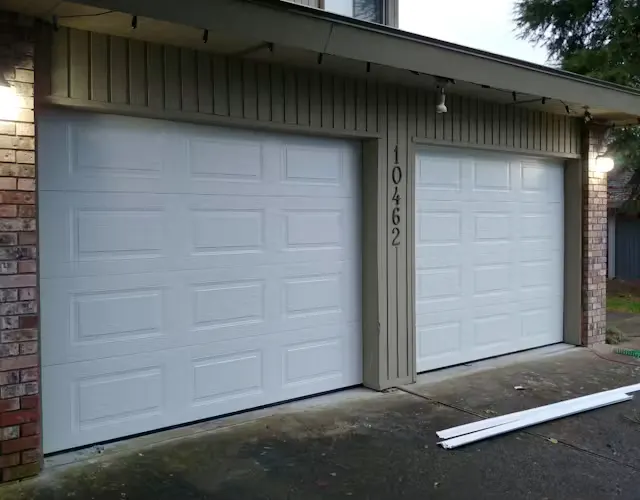 New insulated garage door installation in North Vancouver