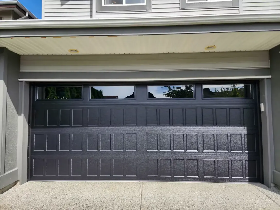 Garage door installation in Burnaby residential home
