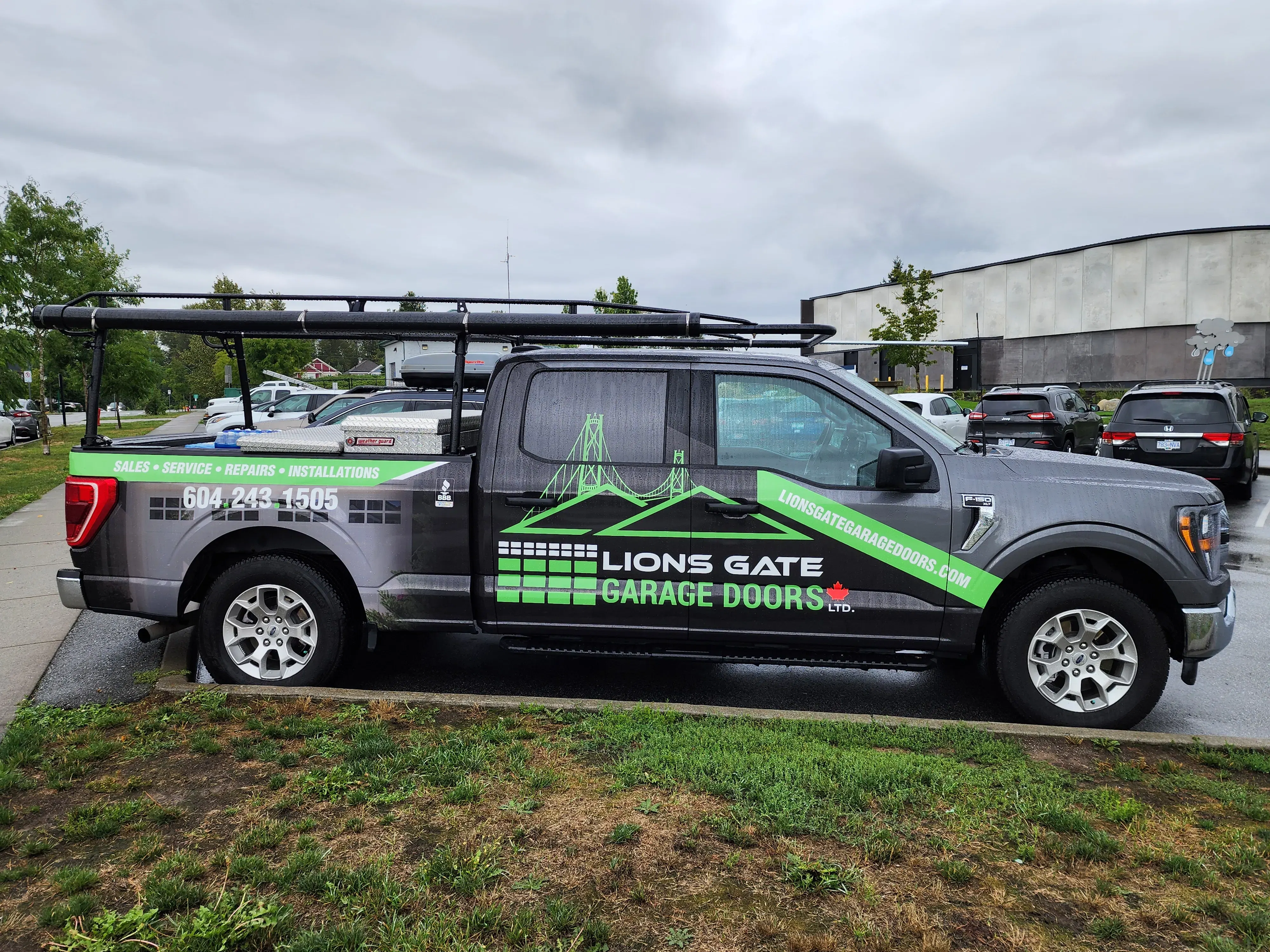 Garage door technician performing residential garage door repair