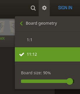 board dimensions