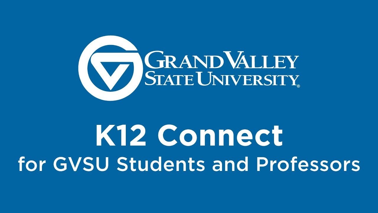 GVSU K-12 Connect Logo