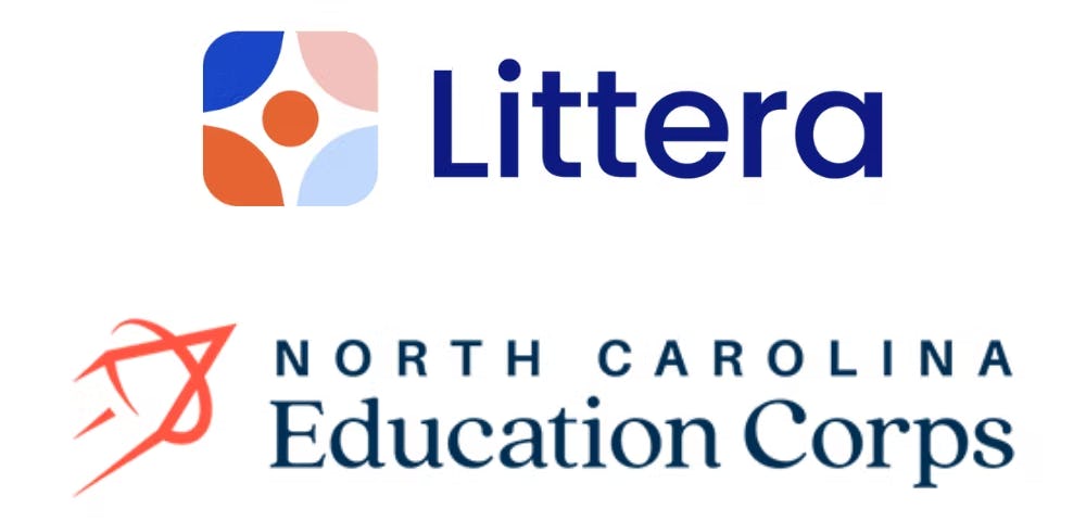 North Carolina Education Corps and Littera Education Partner to Improve Reading Achievement for North Carolina K-3 Students