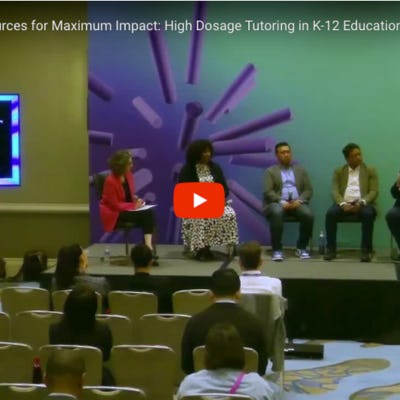 Maximizing Resources for Maximum Impact: High Dosage Tutoring in K-12 Education