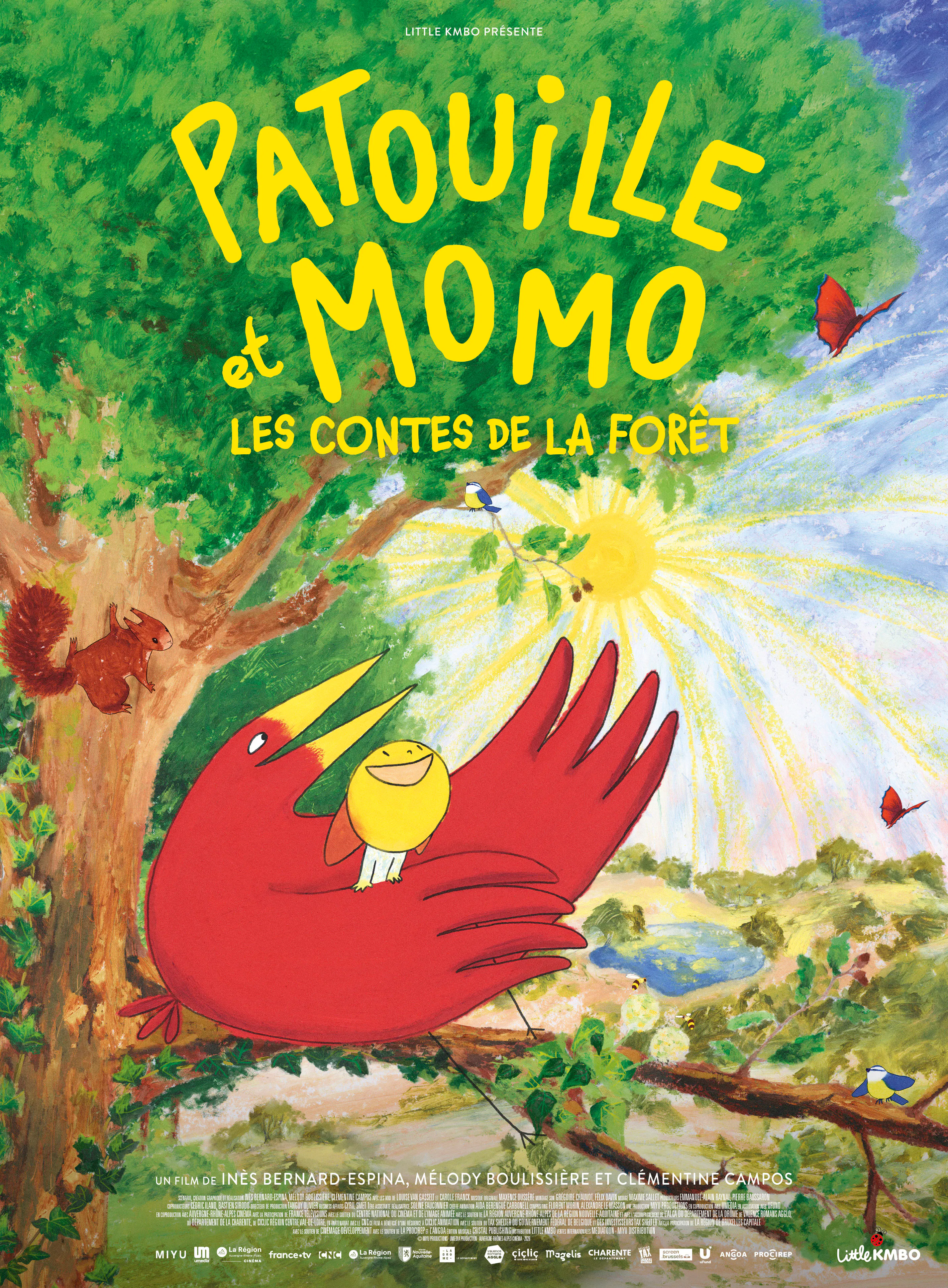 Affiche du film PATOUILLE ET MOMO, LES CONTES DE LA FORET