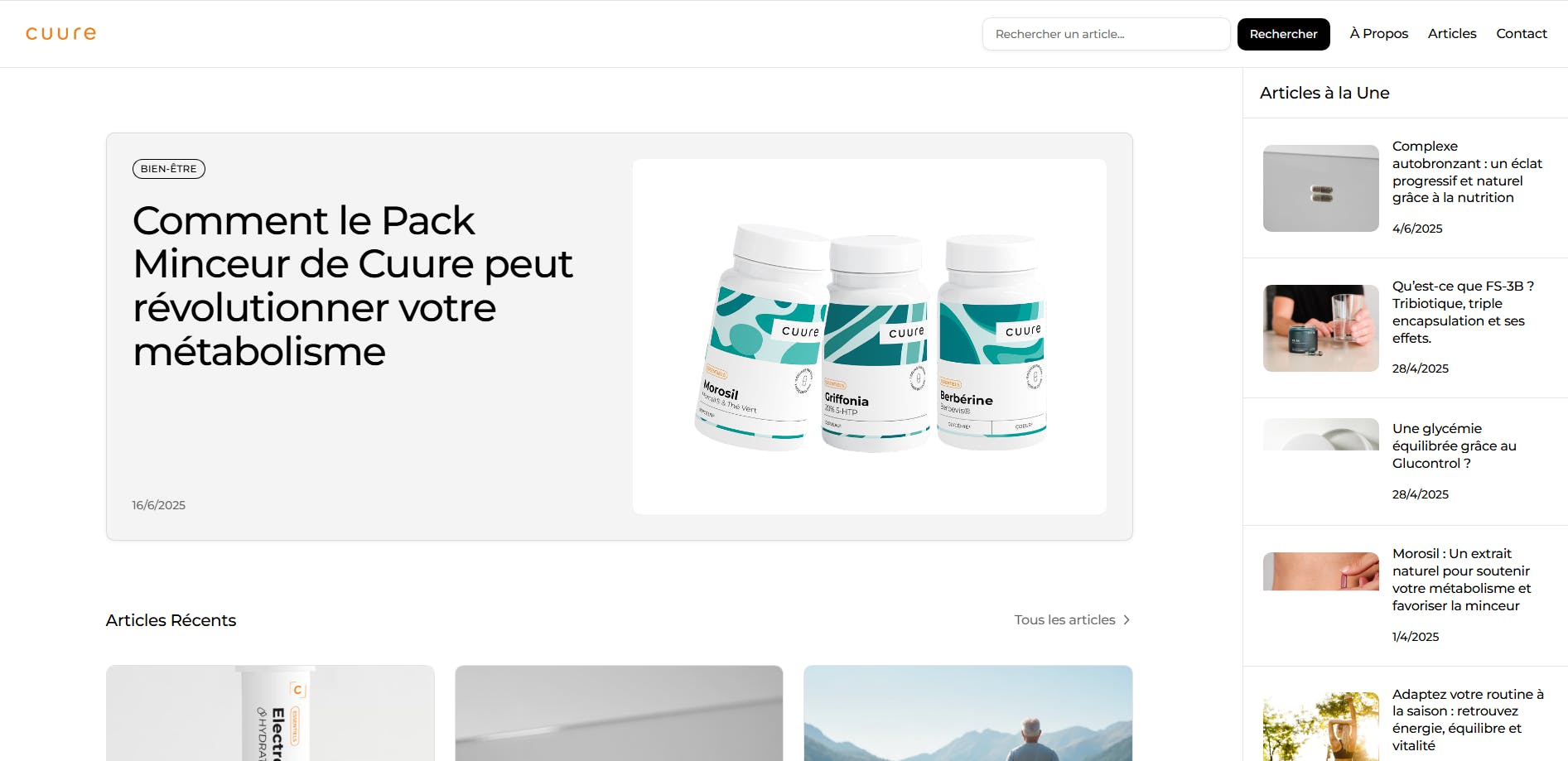 Site Web Cuure