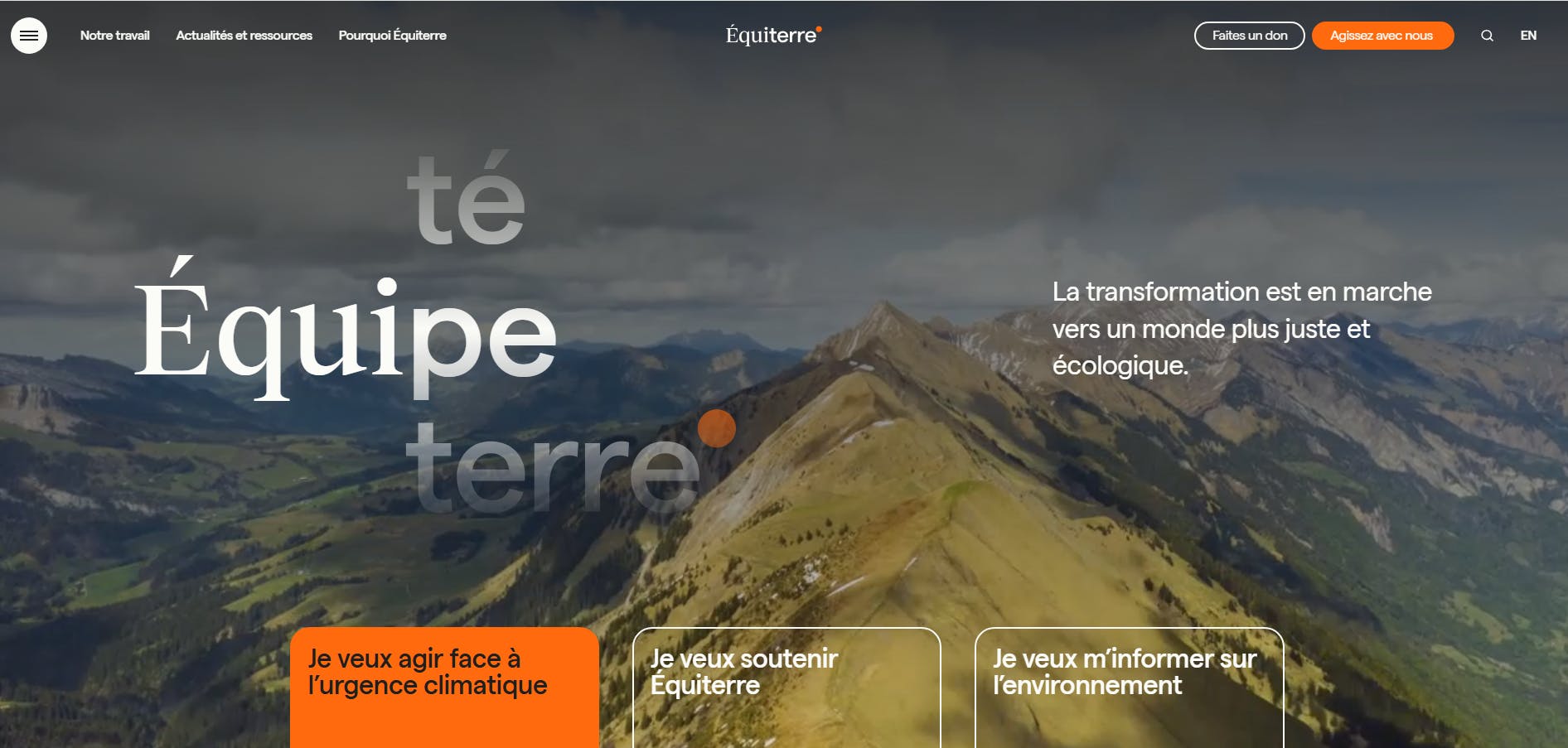 Site Web Equiterre