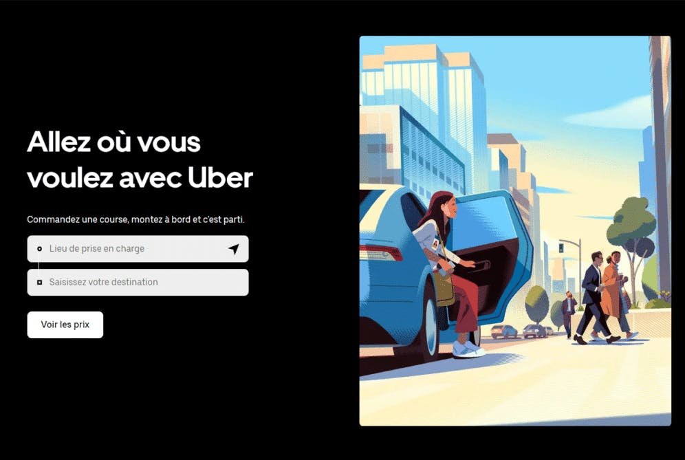 Site Web Uber