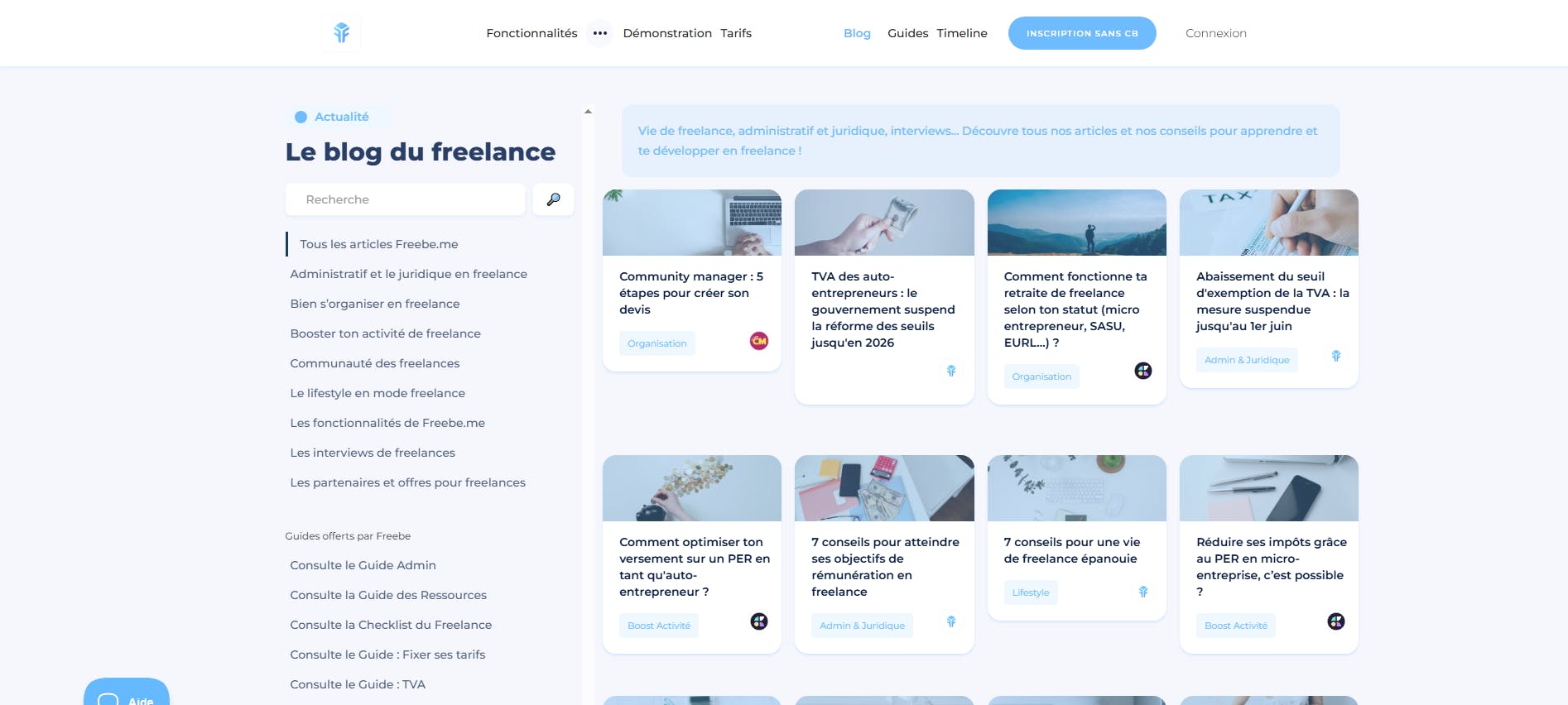 Site Web Freebe