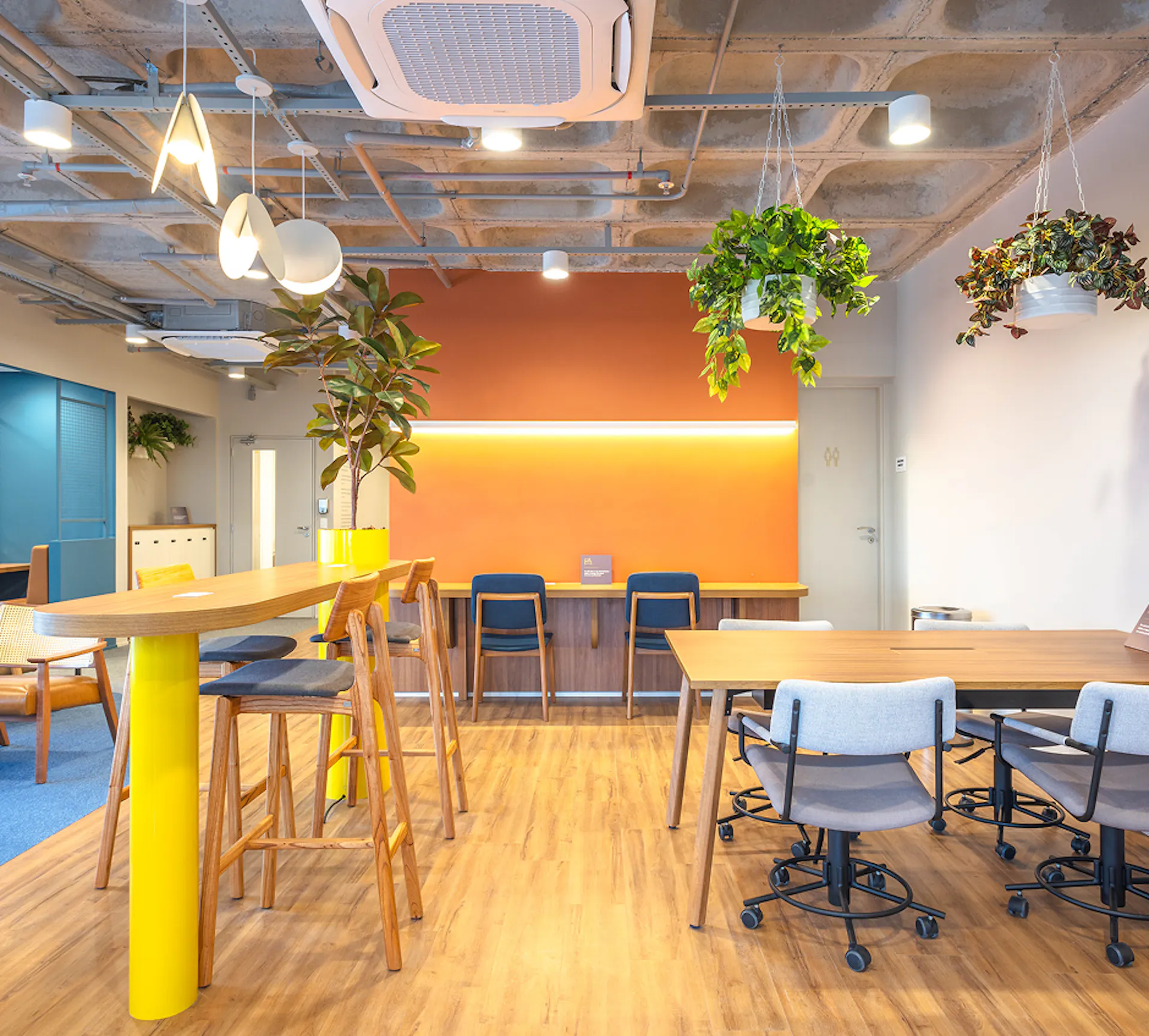 Foto do coworking da unidade Perdizes