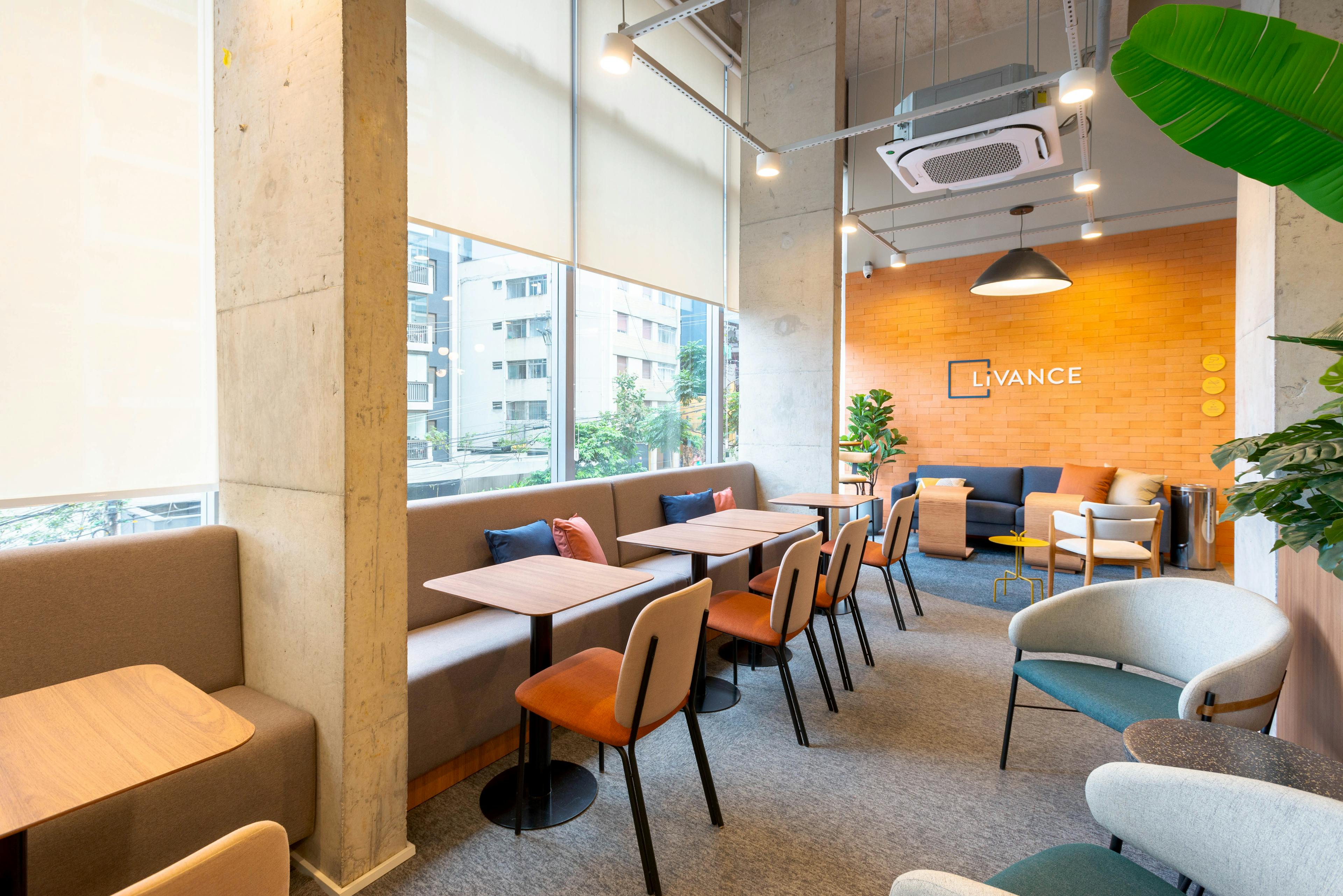 Foto do coworking da unidade Vila Madalena