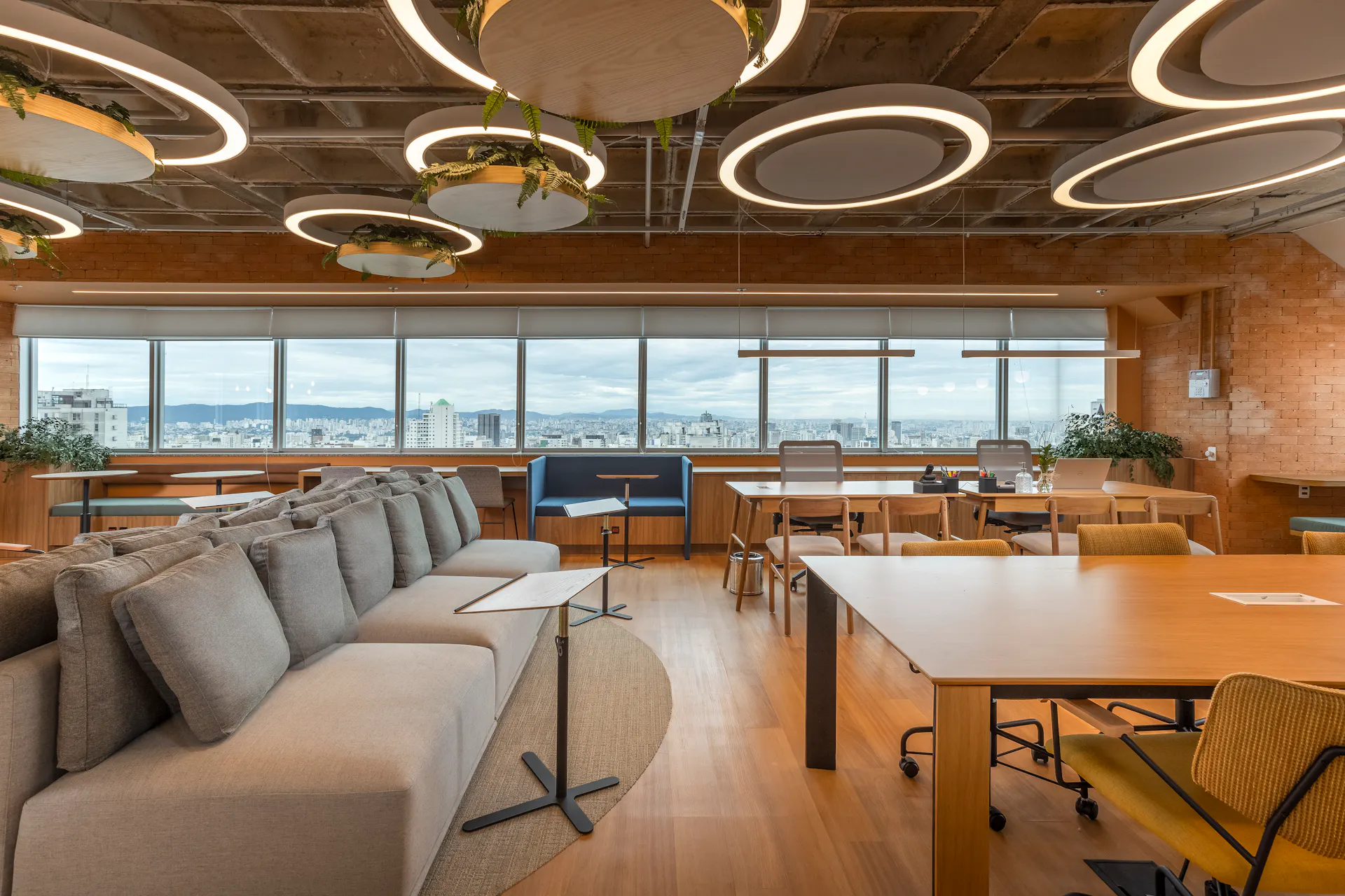 Foto do coworking da unidade Paulista