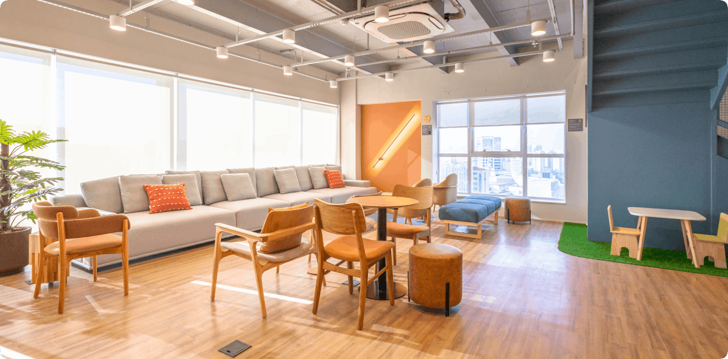 Foto da recepção da unidade Perdizes