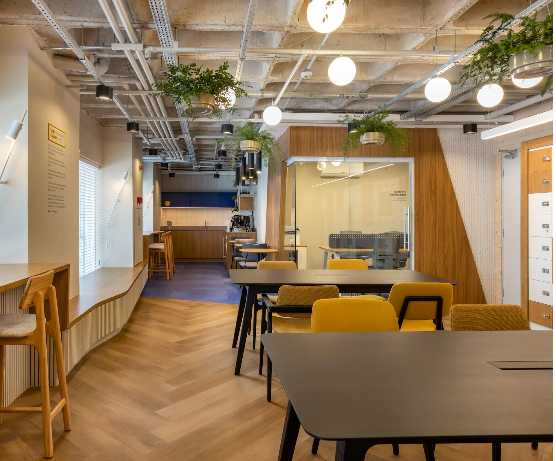 Foto do coworking da unidade Alphaviile