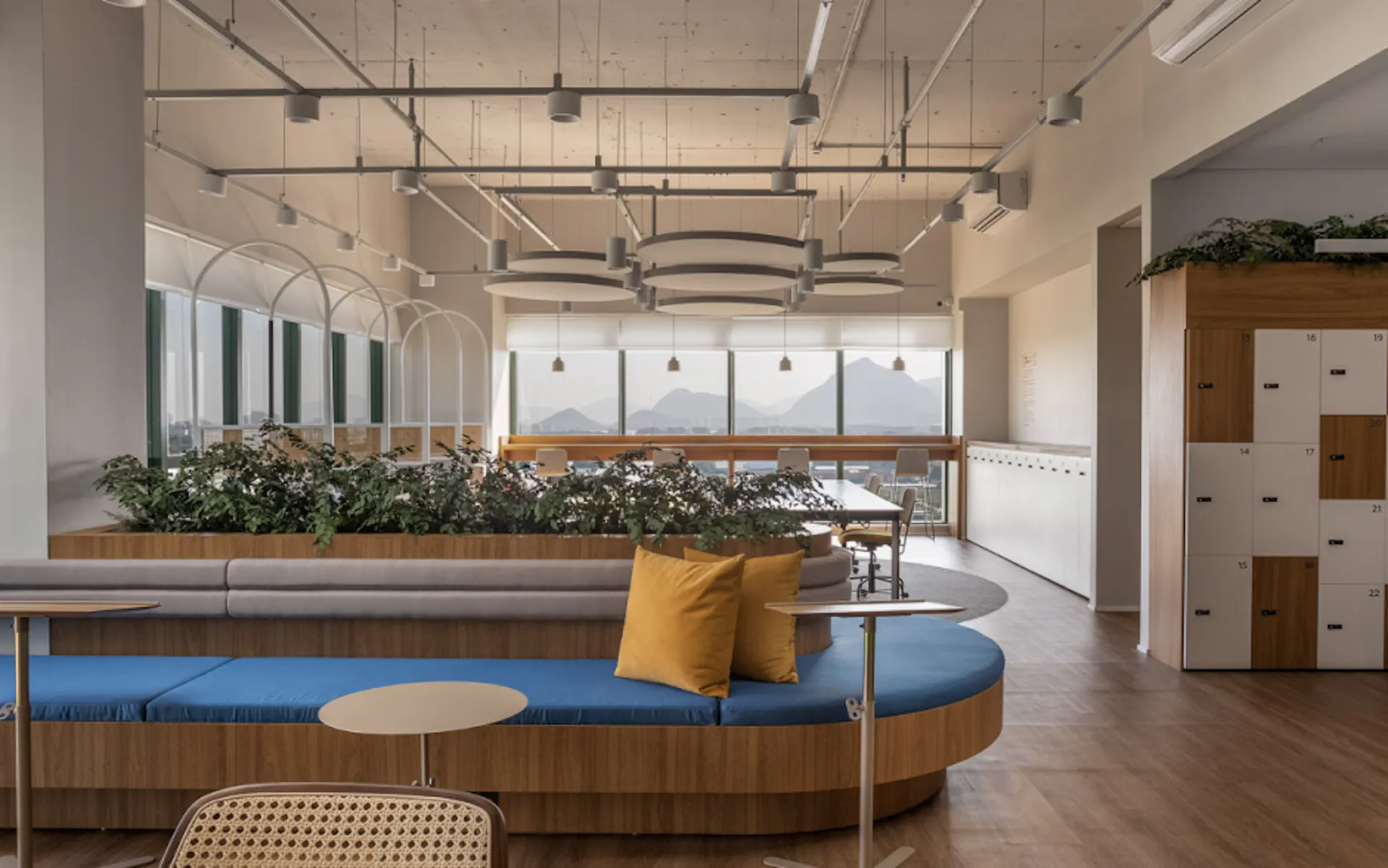 Foto do coworking da unidade Barra da Tijuca