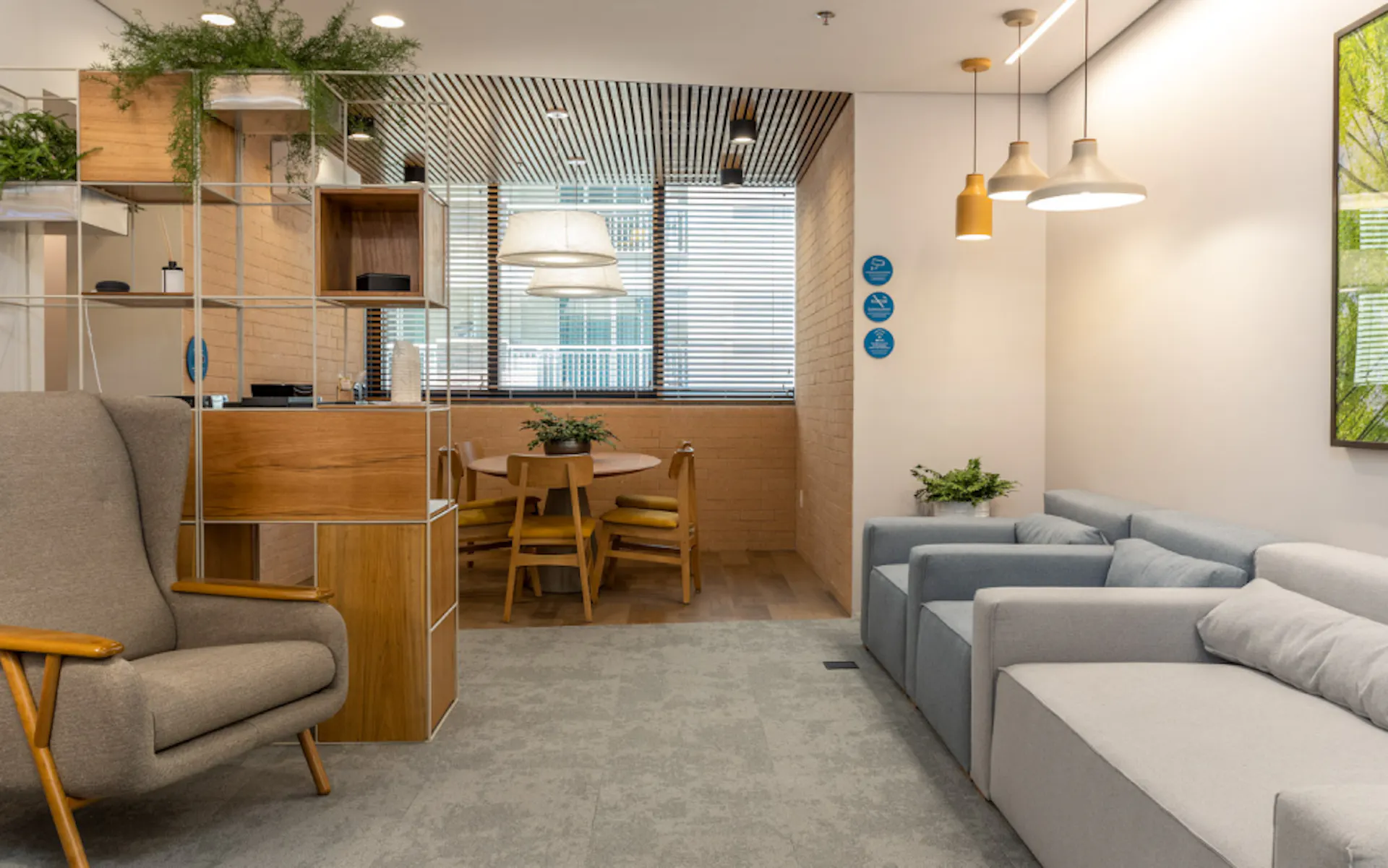 Foto da recepção da unidade Brigadeiro Psico