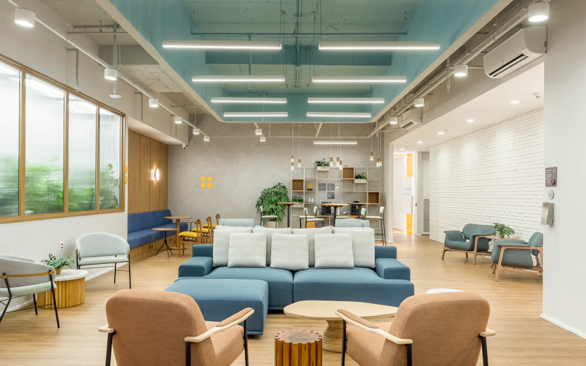 Foto da recepção da unidade Market Place