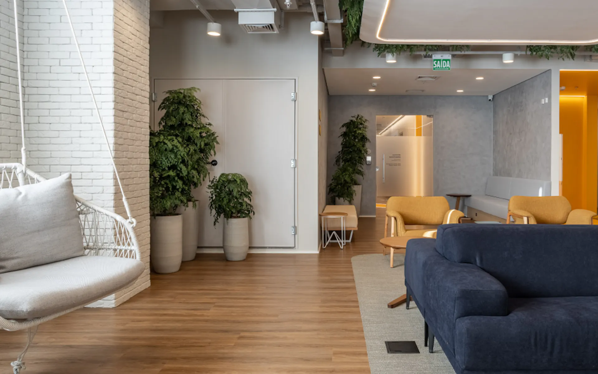 Foto da recepção da unidade Tatuapé