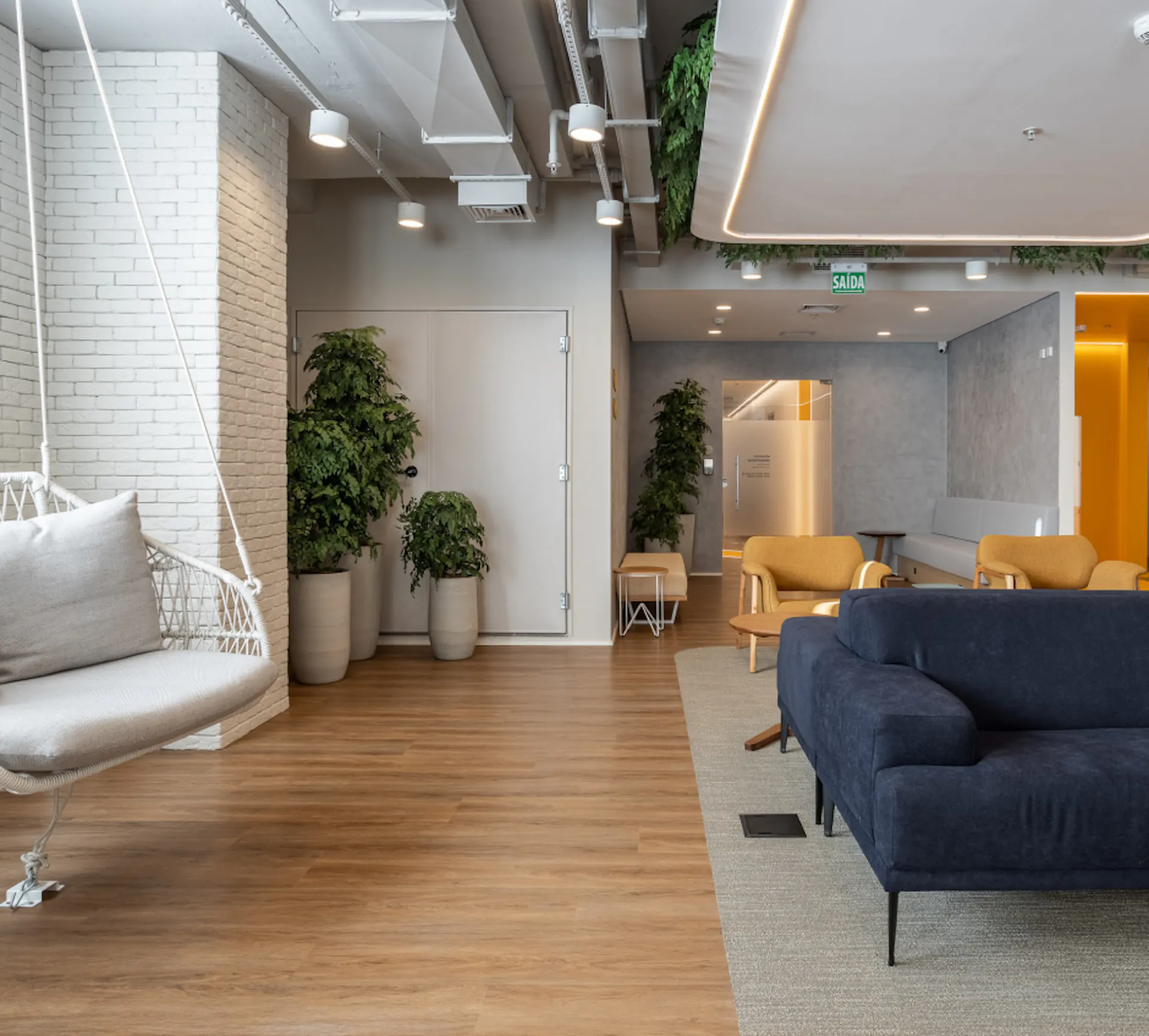 Foto da recepção da unidade Tatuapé