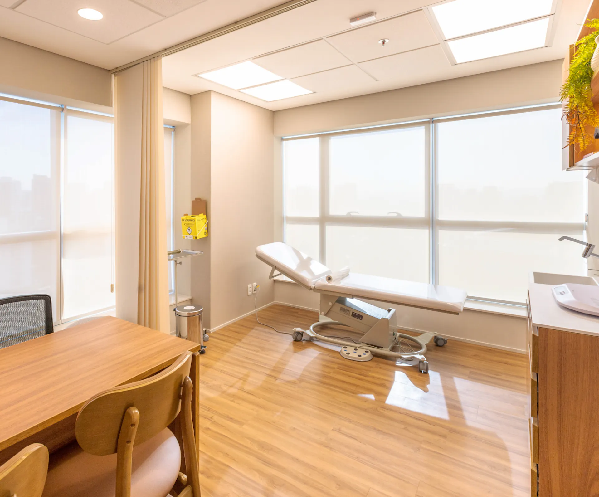 Foto da sala multidisciplinar da unidade Santos