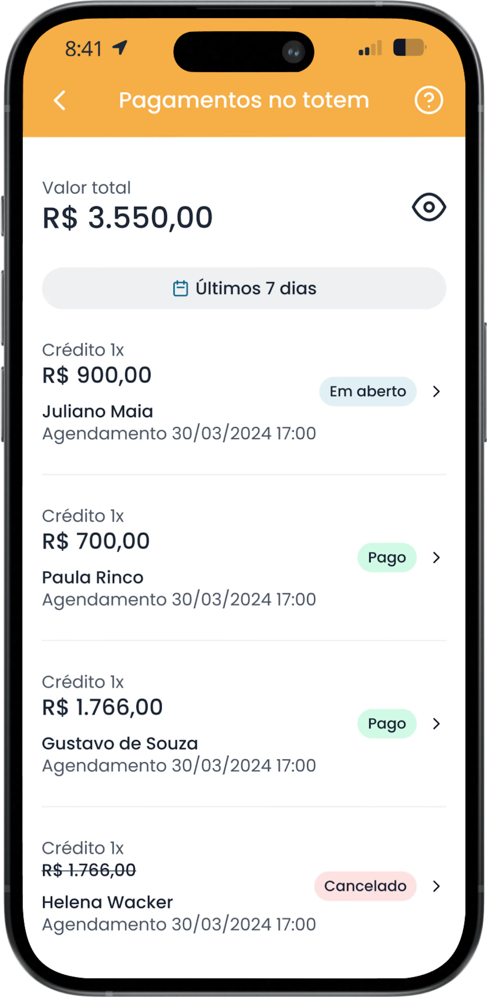 Foto do aplicativo da Livance