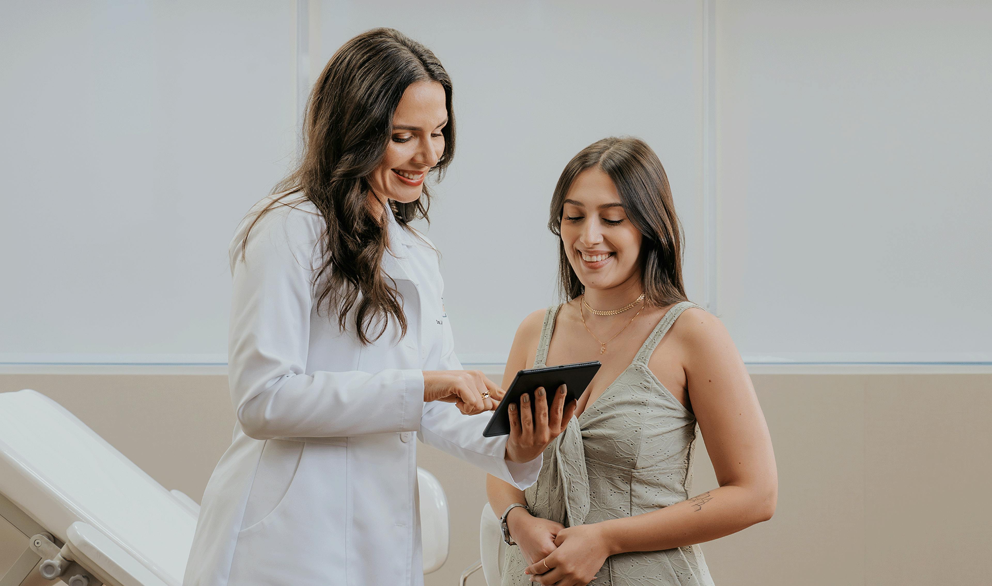 Profissional e paciente