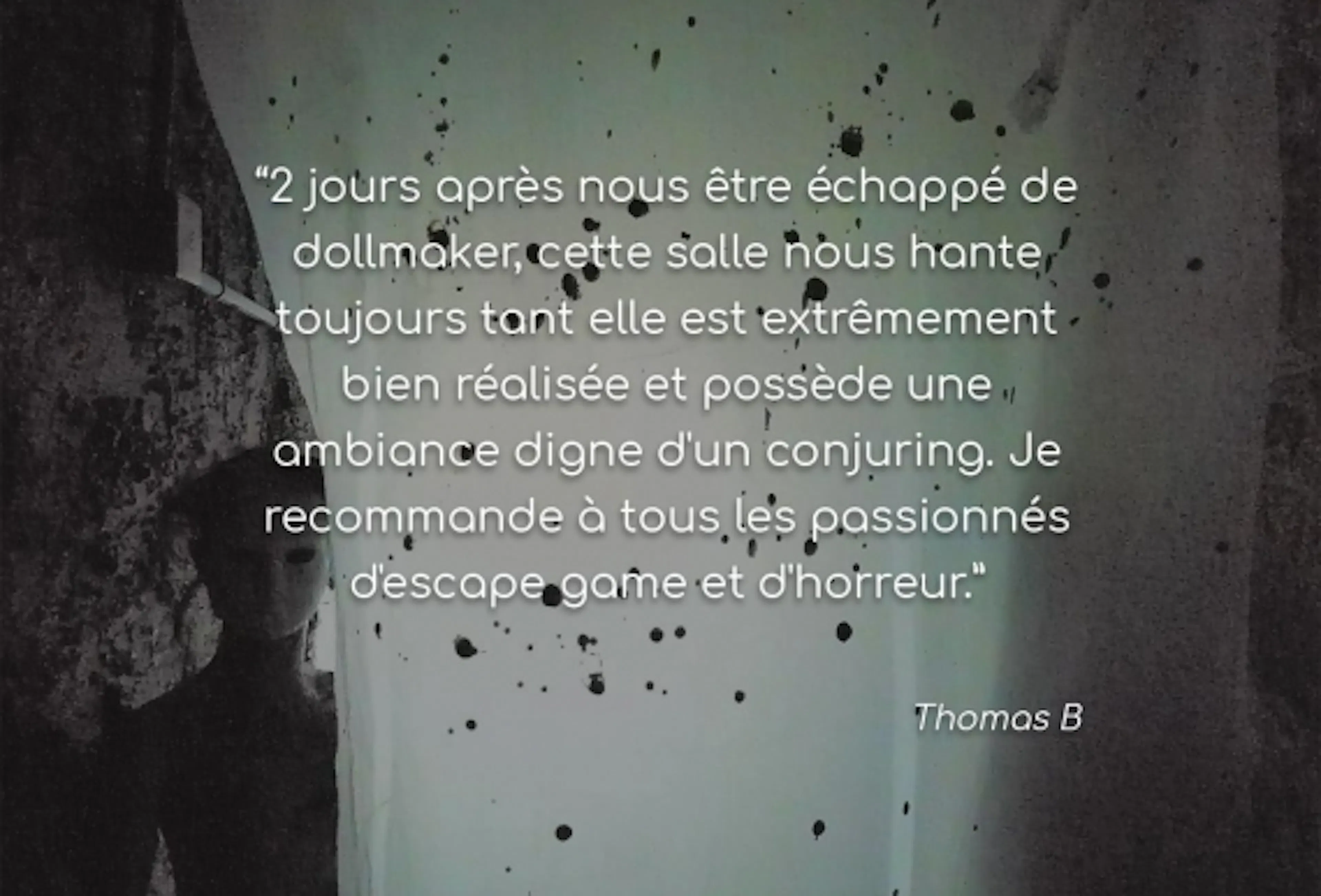 avis escape game montpellier dollmaker