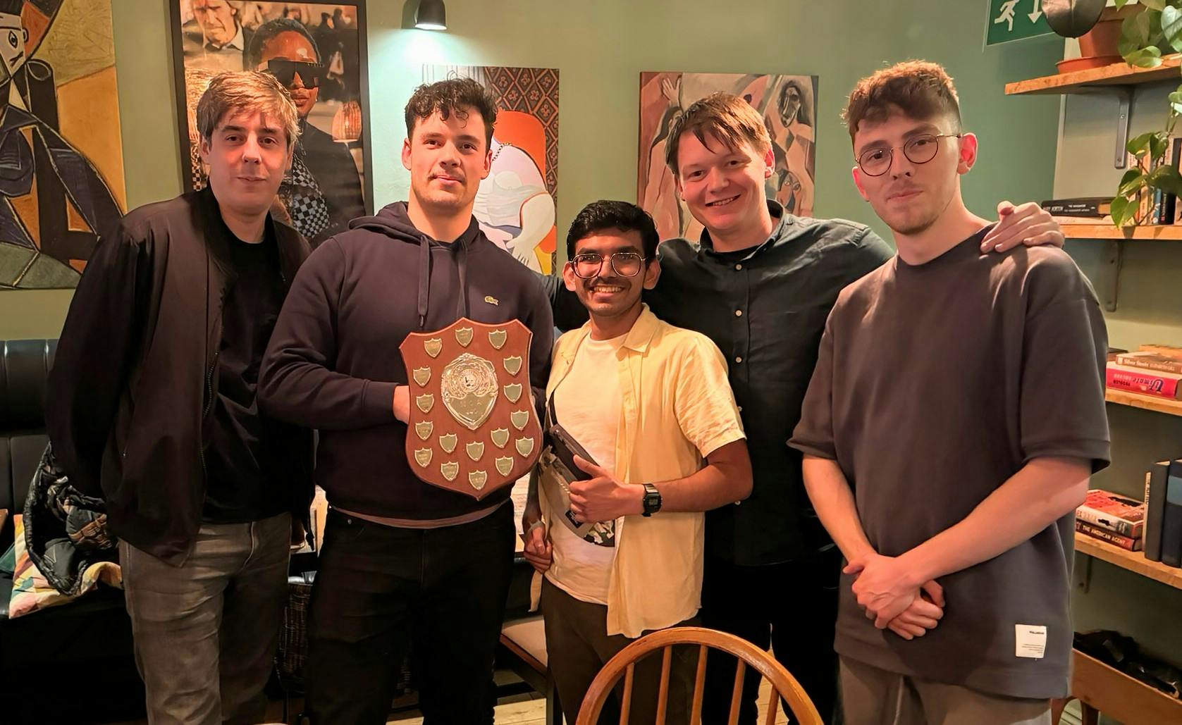 U6000 team with the U6000 League winners shield