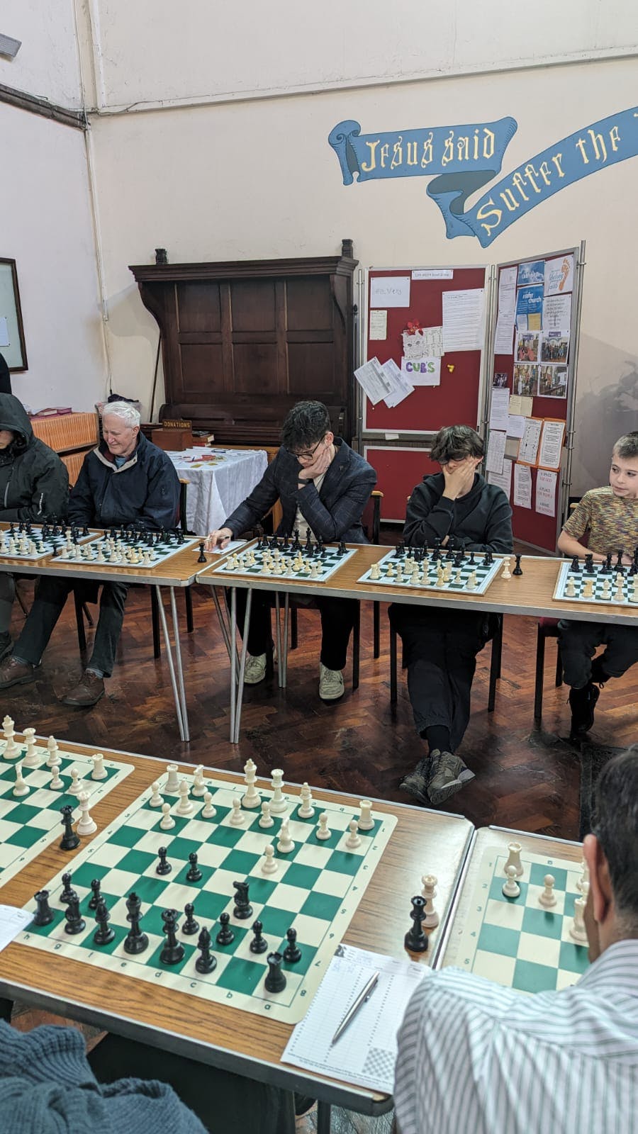 Keeghan in full focus during the IM Bazakutsa simul