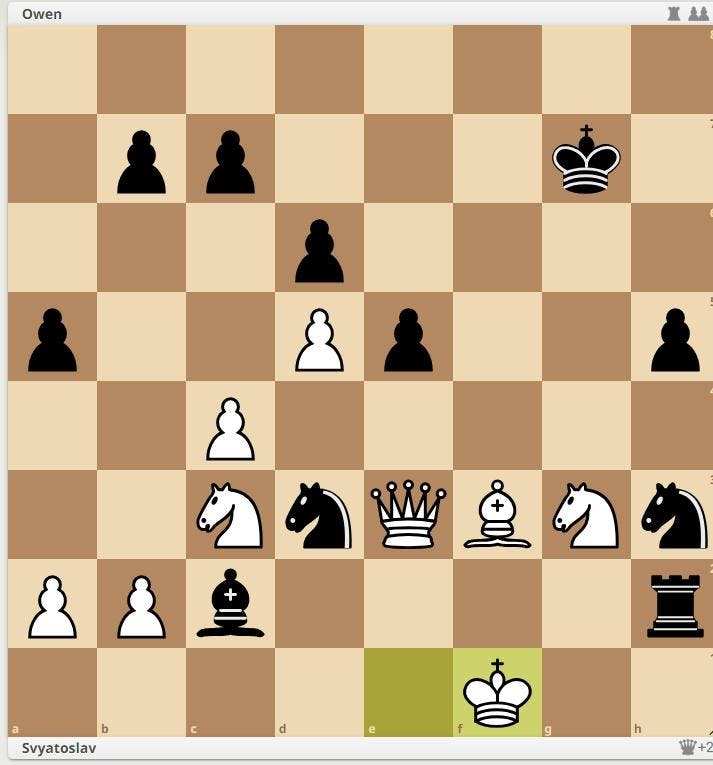 Black to move.