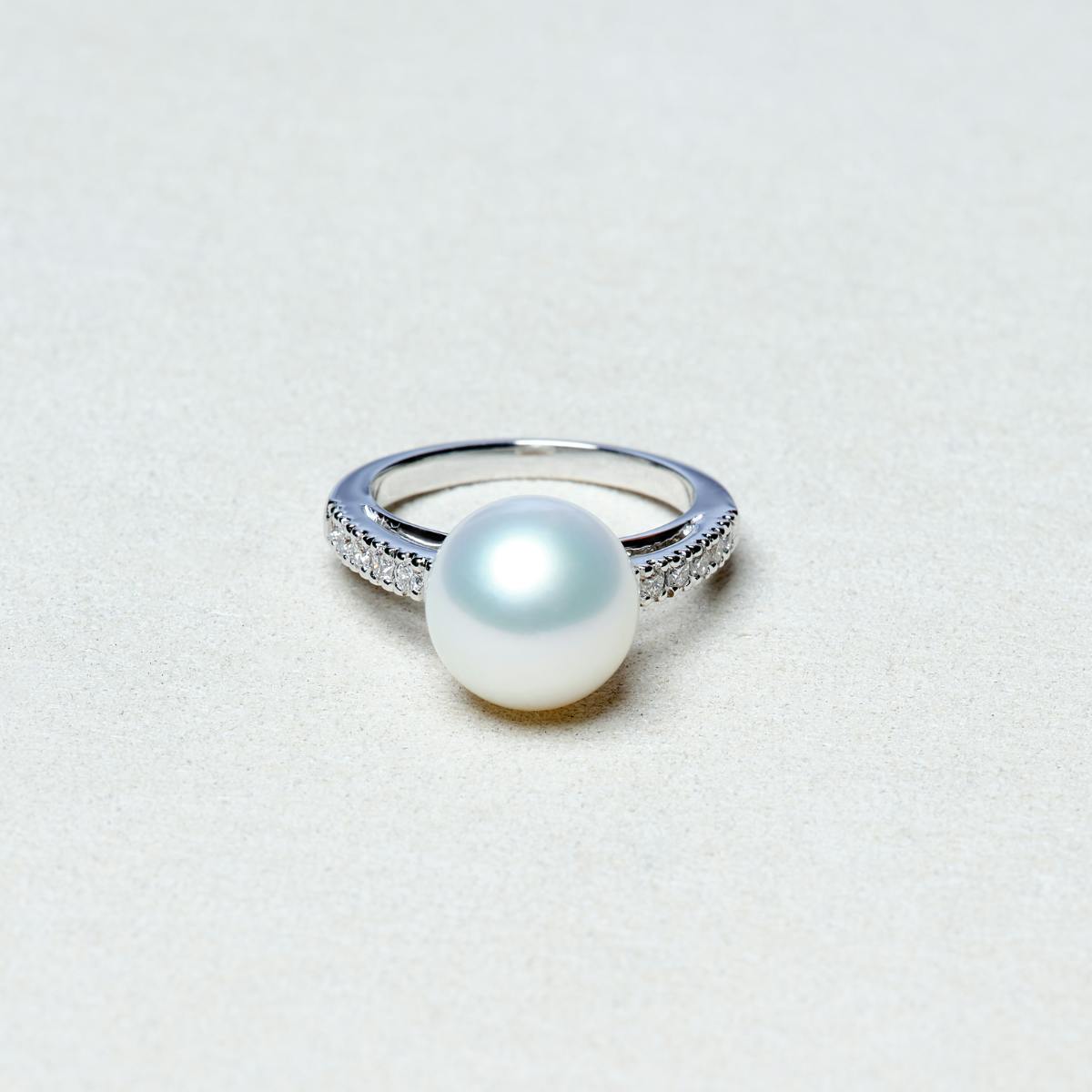 Barcelone | Bague Perle et Diamants