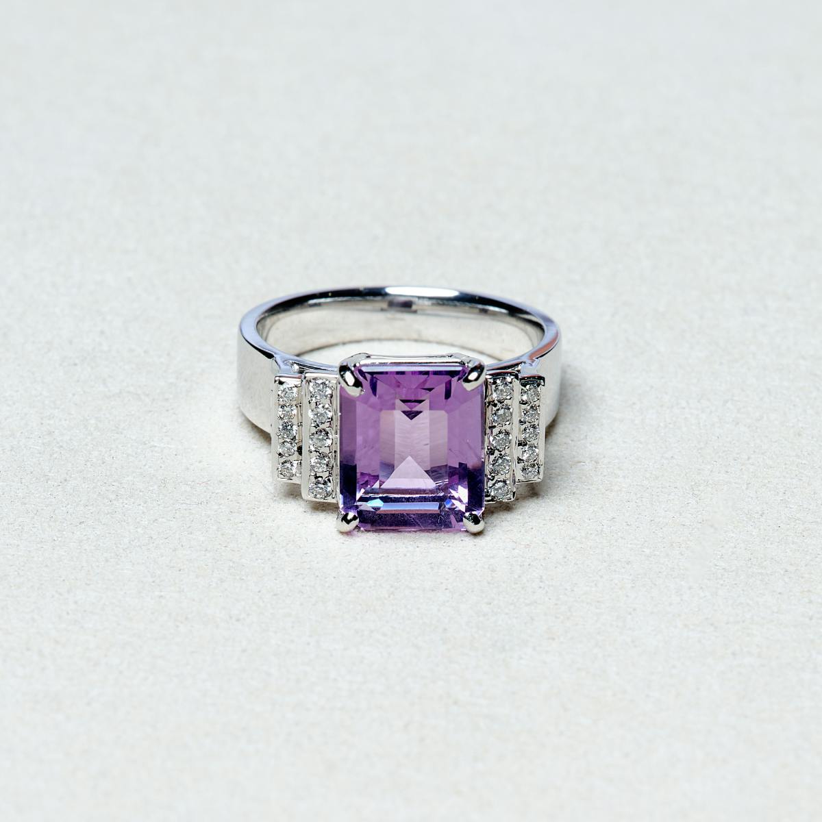 Ankara | Bague Amethyste & Diamants