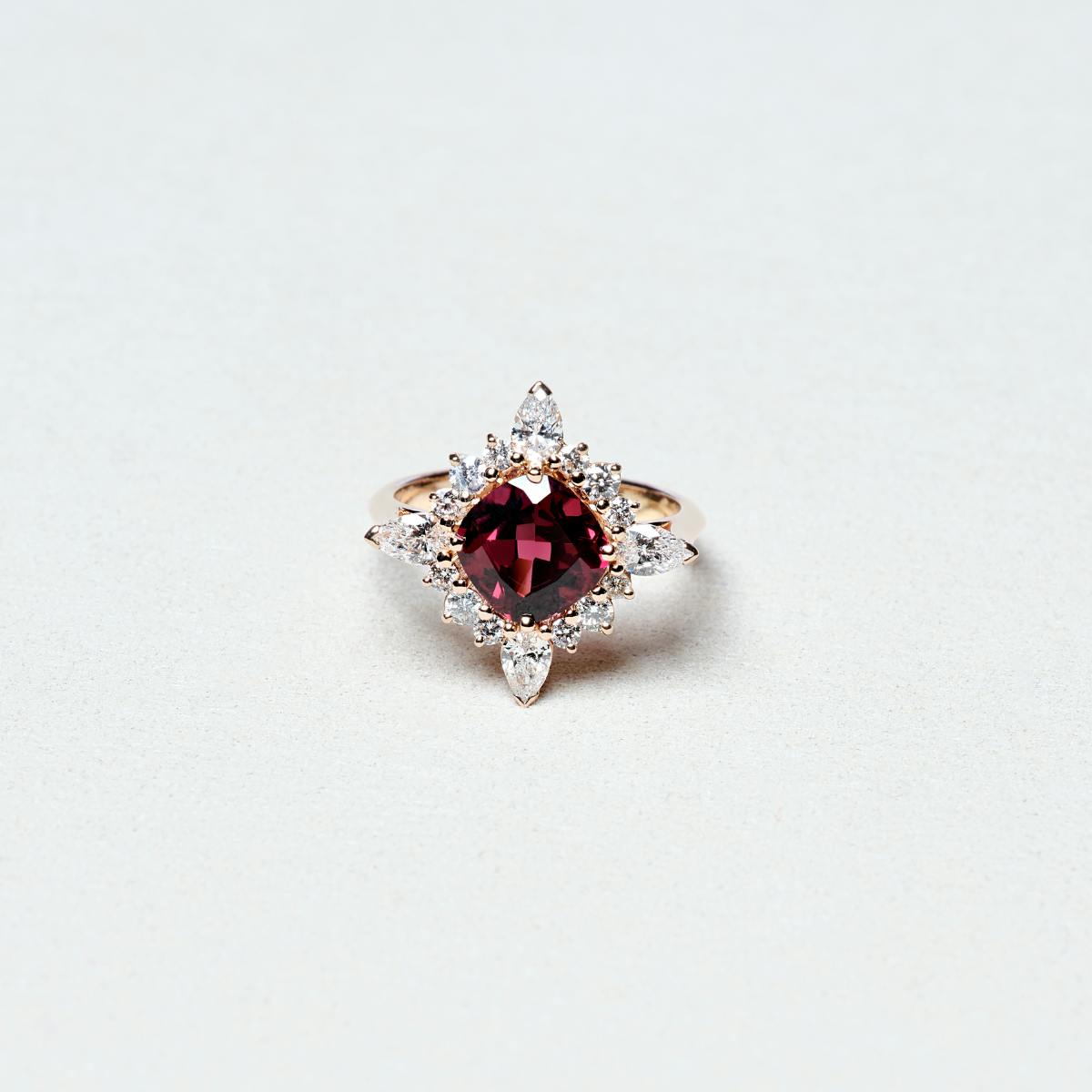 Singapour | Bague | Or Rouge