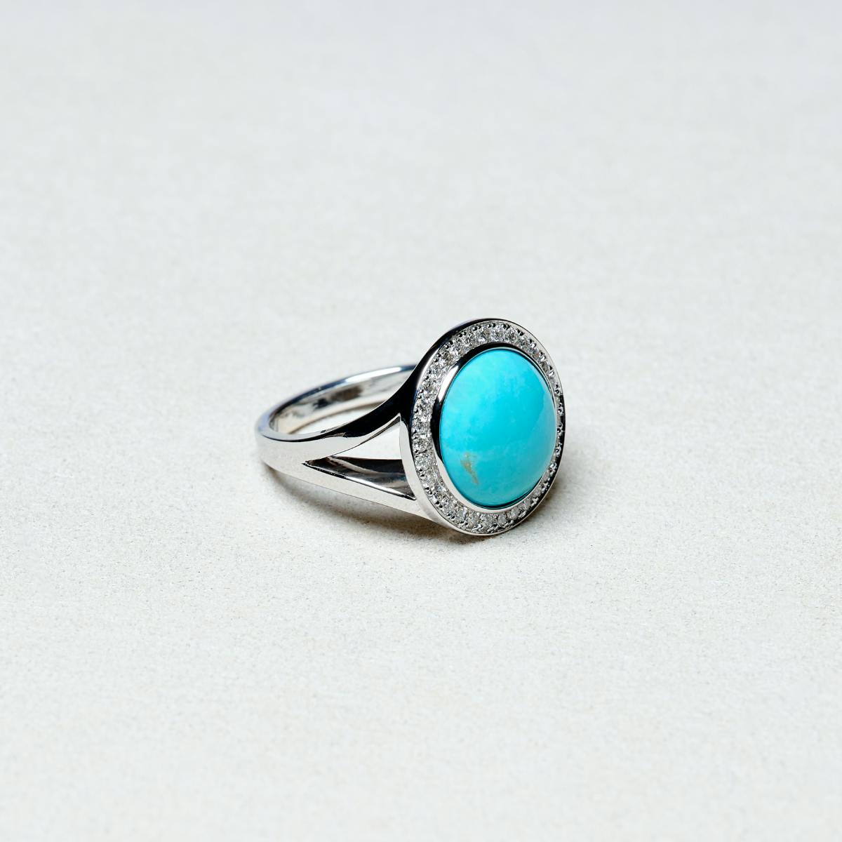 Camberra | Bague Or Blanc