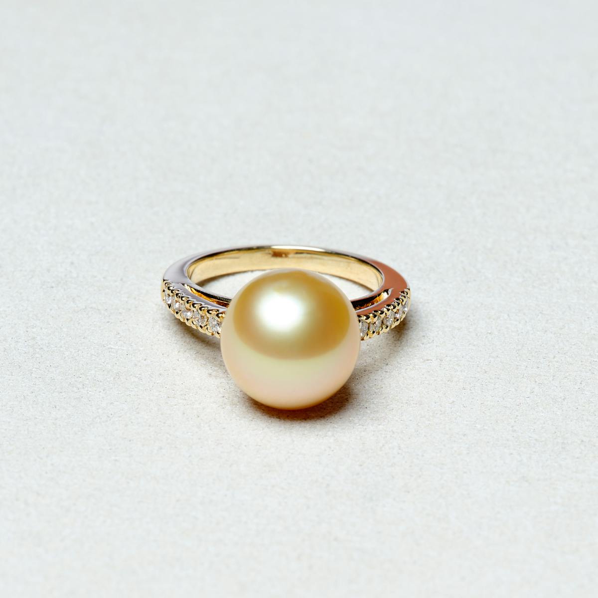 Barcelone | Bague Perle et Diamants