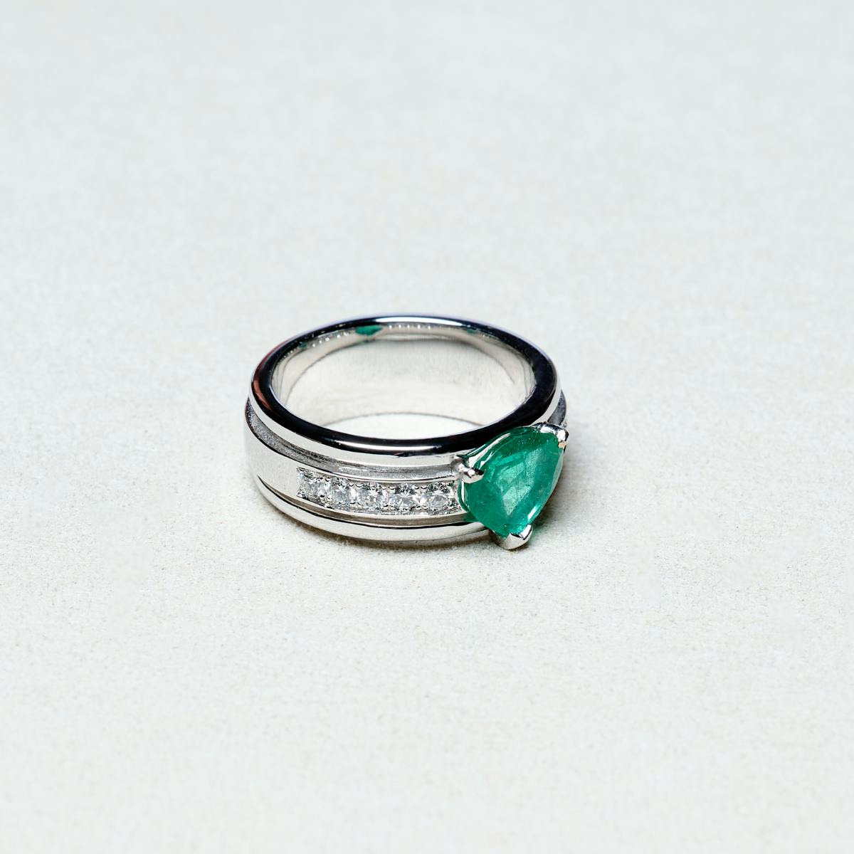Prétoria | Bague Emeraude 