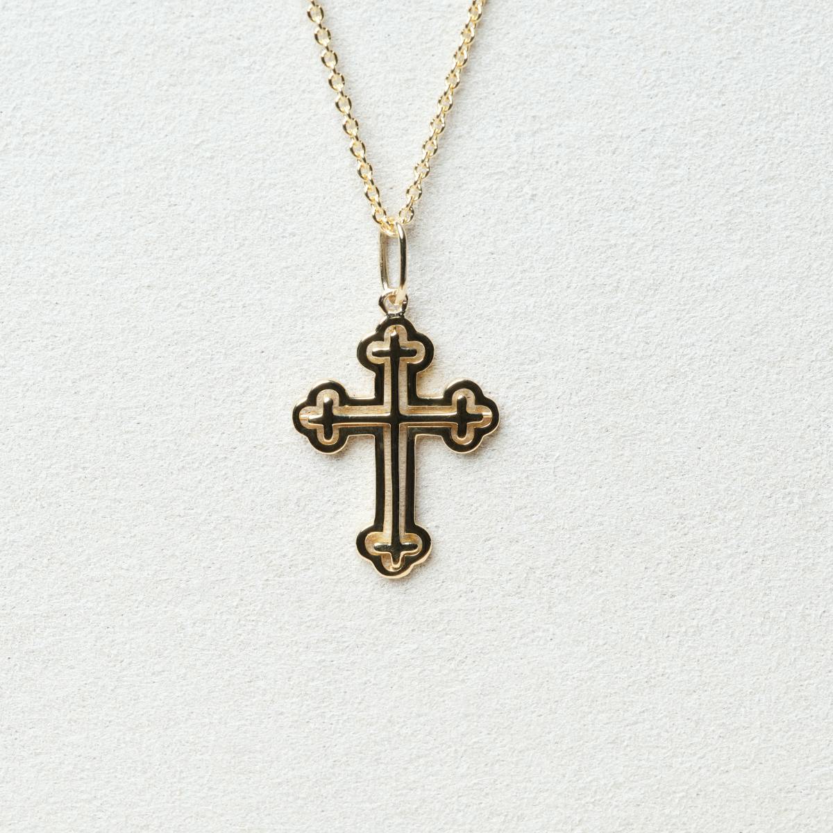 Jo | Pendentif croix orthodoxe