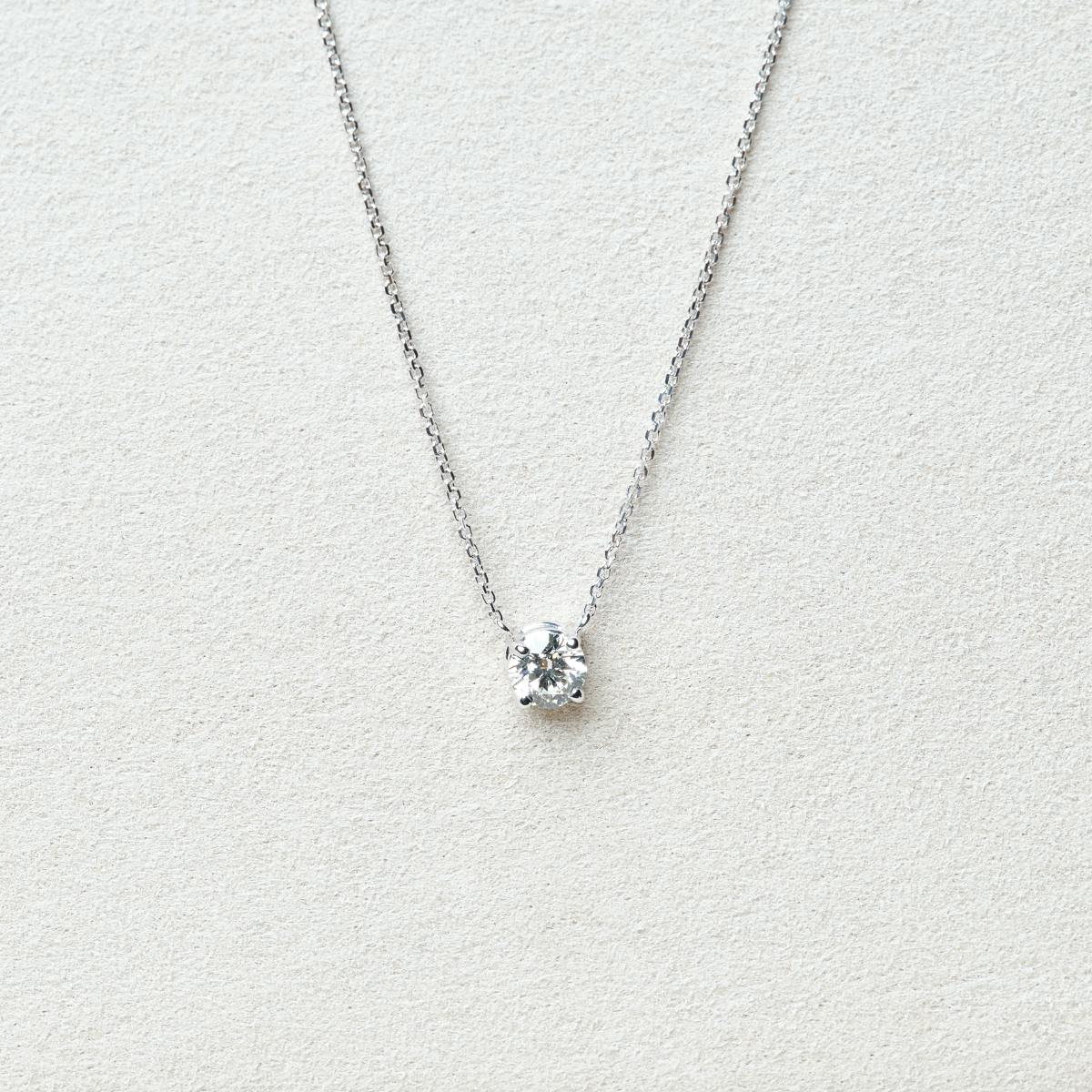 Juliette | Collier solo diamant