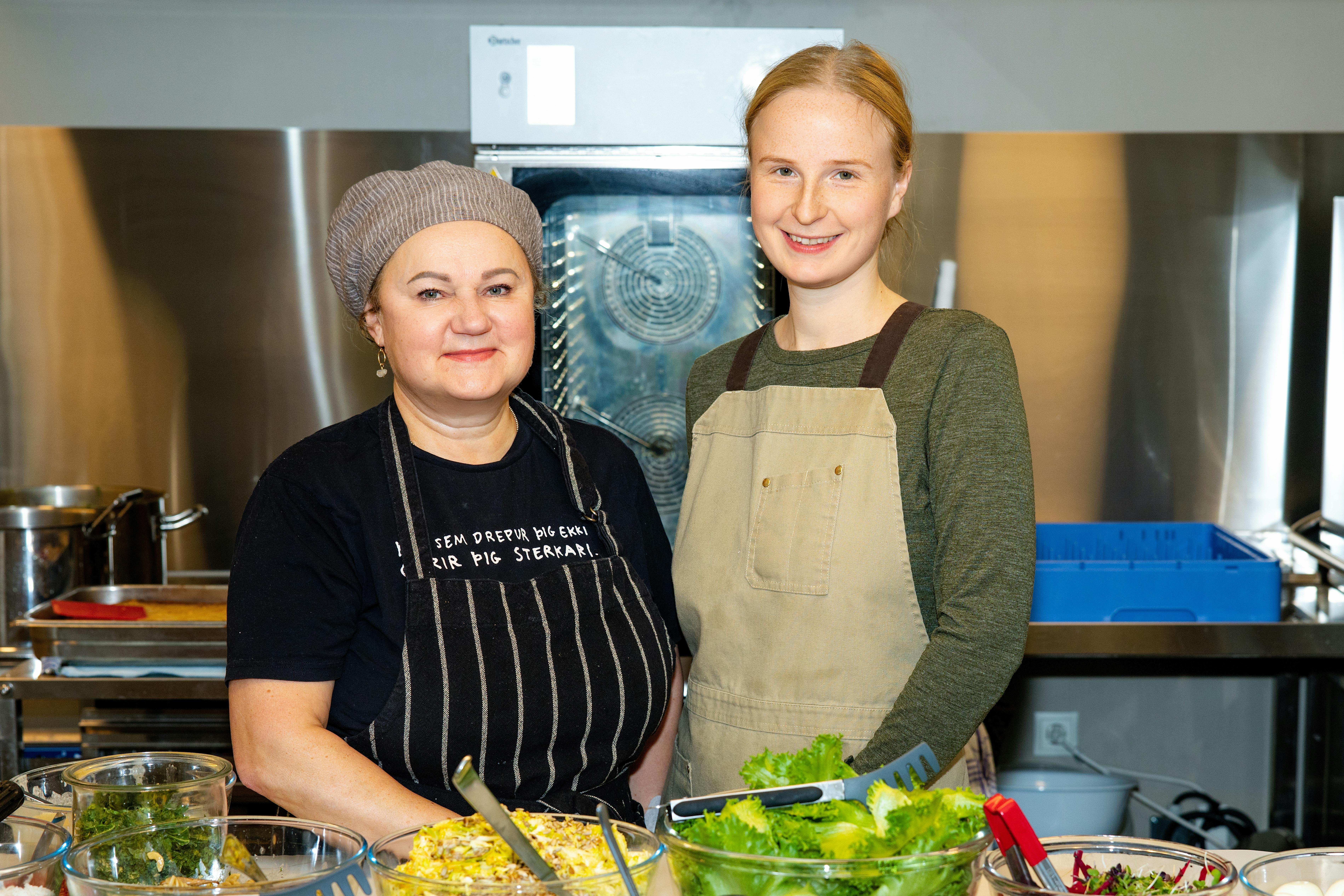 Matgæðingarnir Daiva og Urté