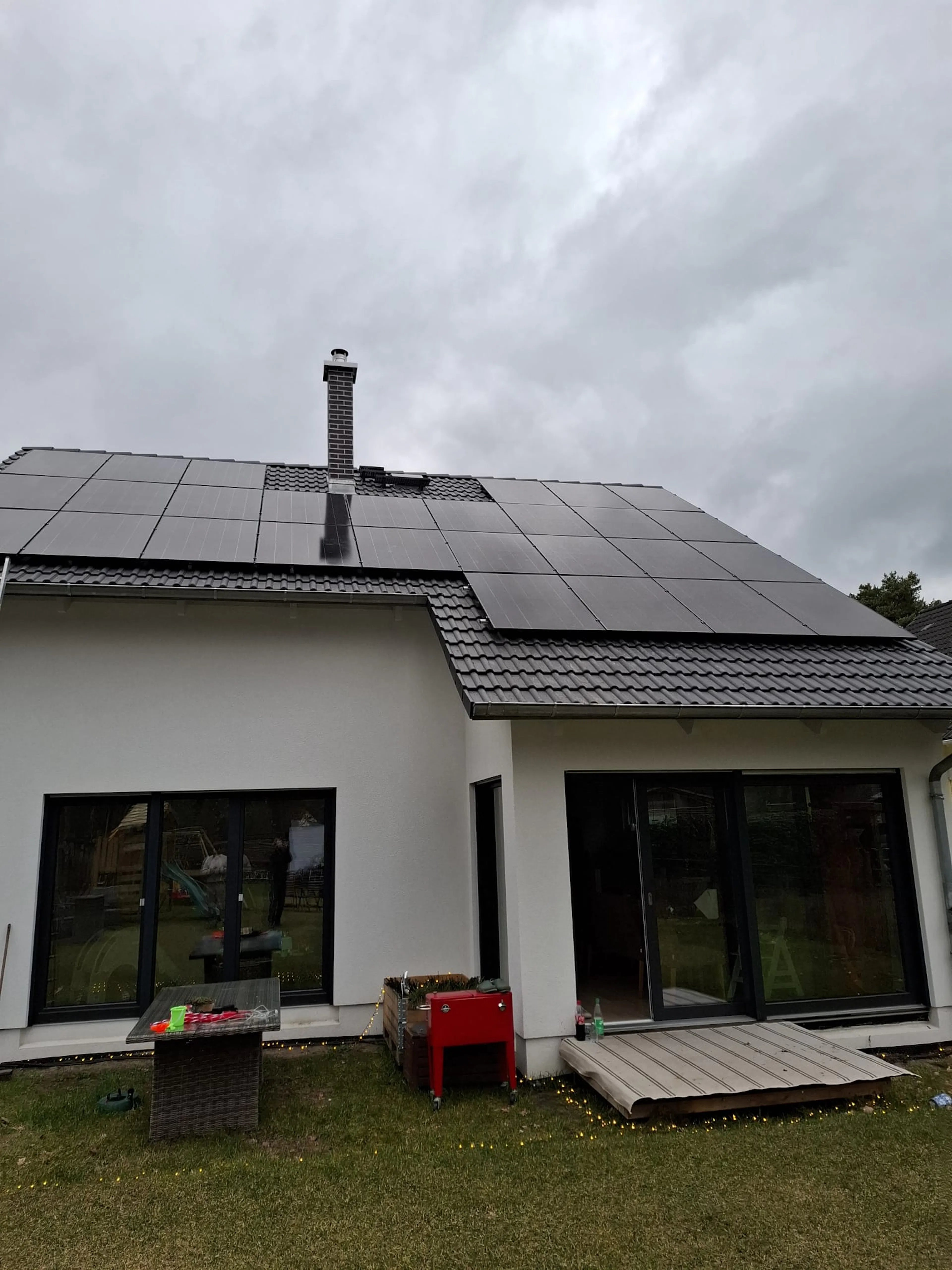 Fertigstellung der Solaranlage