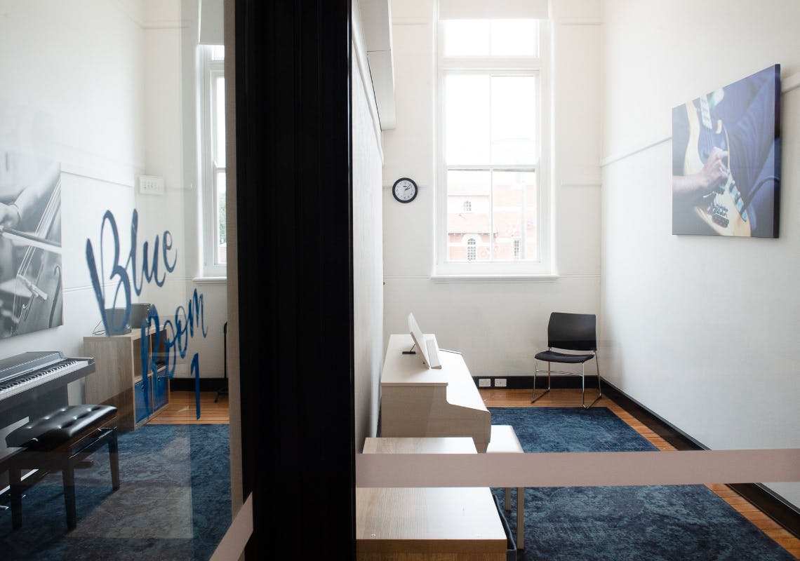 Retrofitted flood-resilient music rooms at the Northern Rivers Conservatorium. Photo by Elise Derwin.
