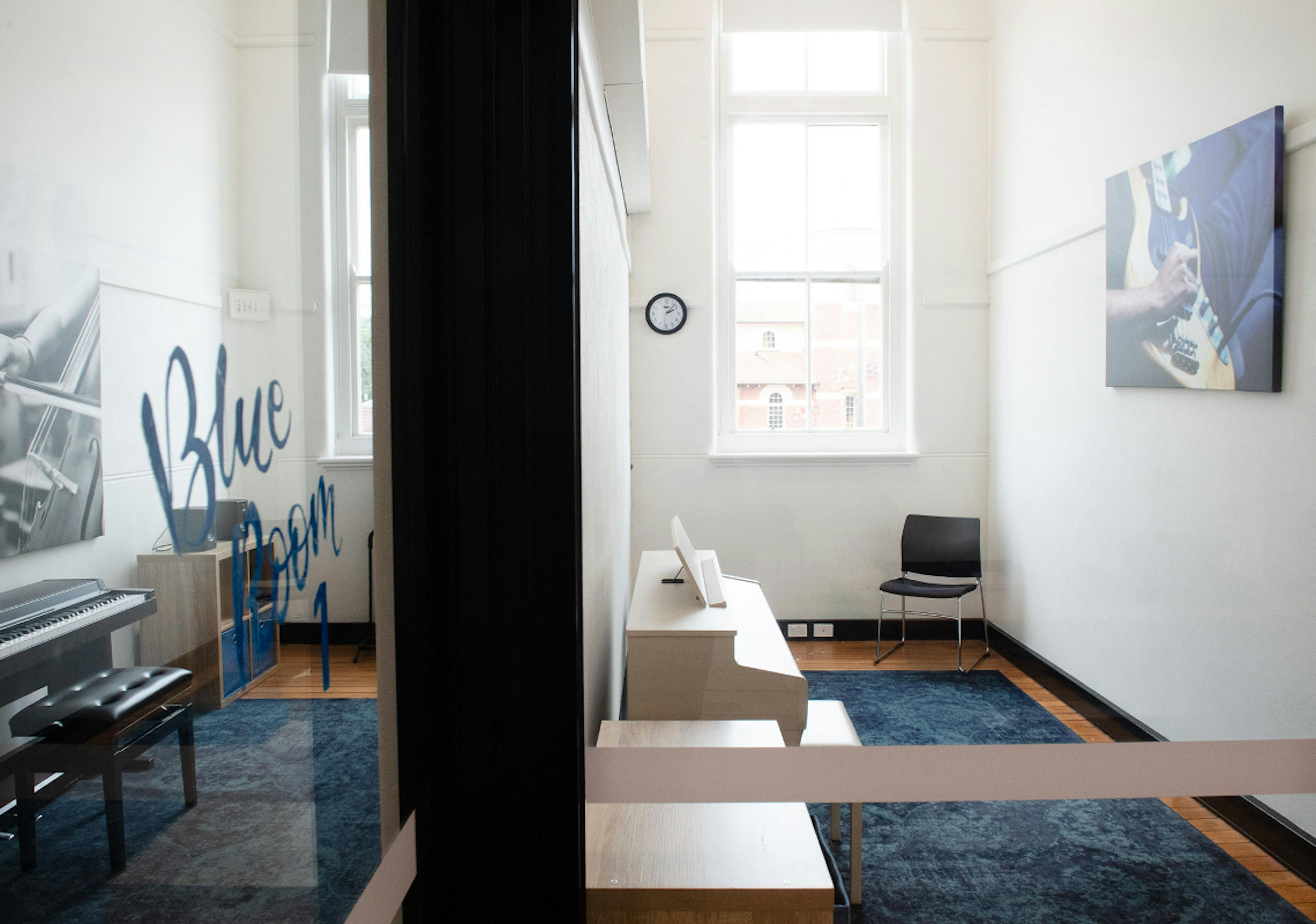 Retrofitted flood-resilient music rooms at the Northern Rivers Conservatorium. Photo by Elise Derwin.