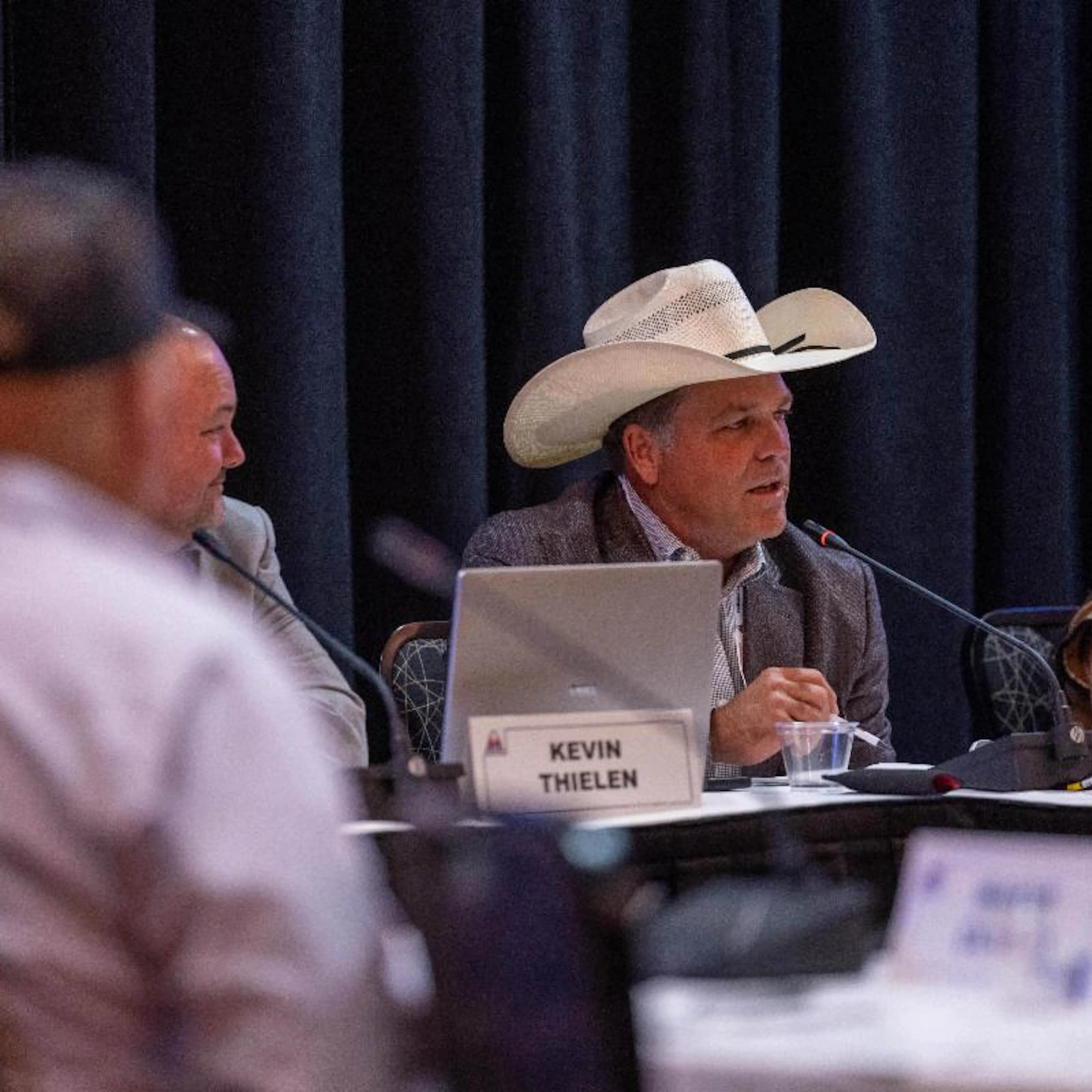 The LMA Emergency Preparedness Committee meets during the 2026 LMA Annual Convention. Committee Chair Ben Hale is shown at center.
