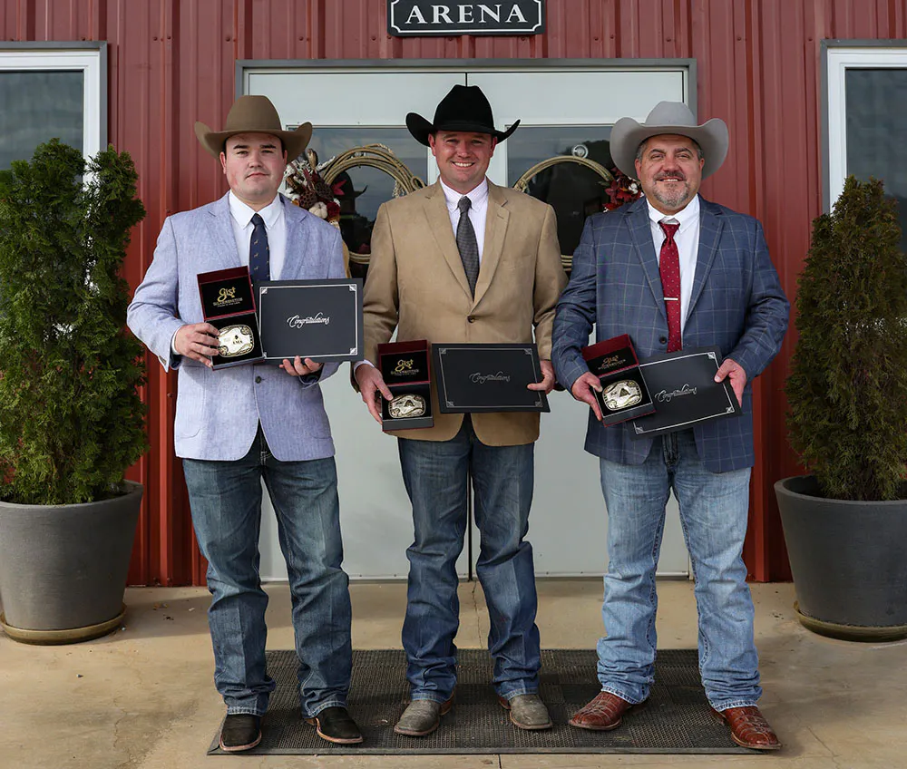top 3 winners at Saluda, S.C.
