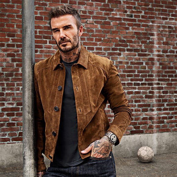 david beckham for tudor at Lee Michaels Fine Jewelry stores