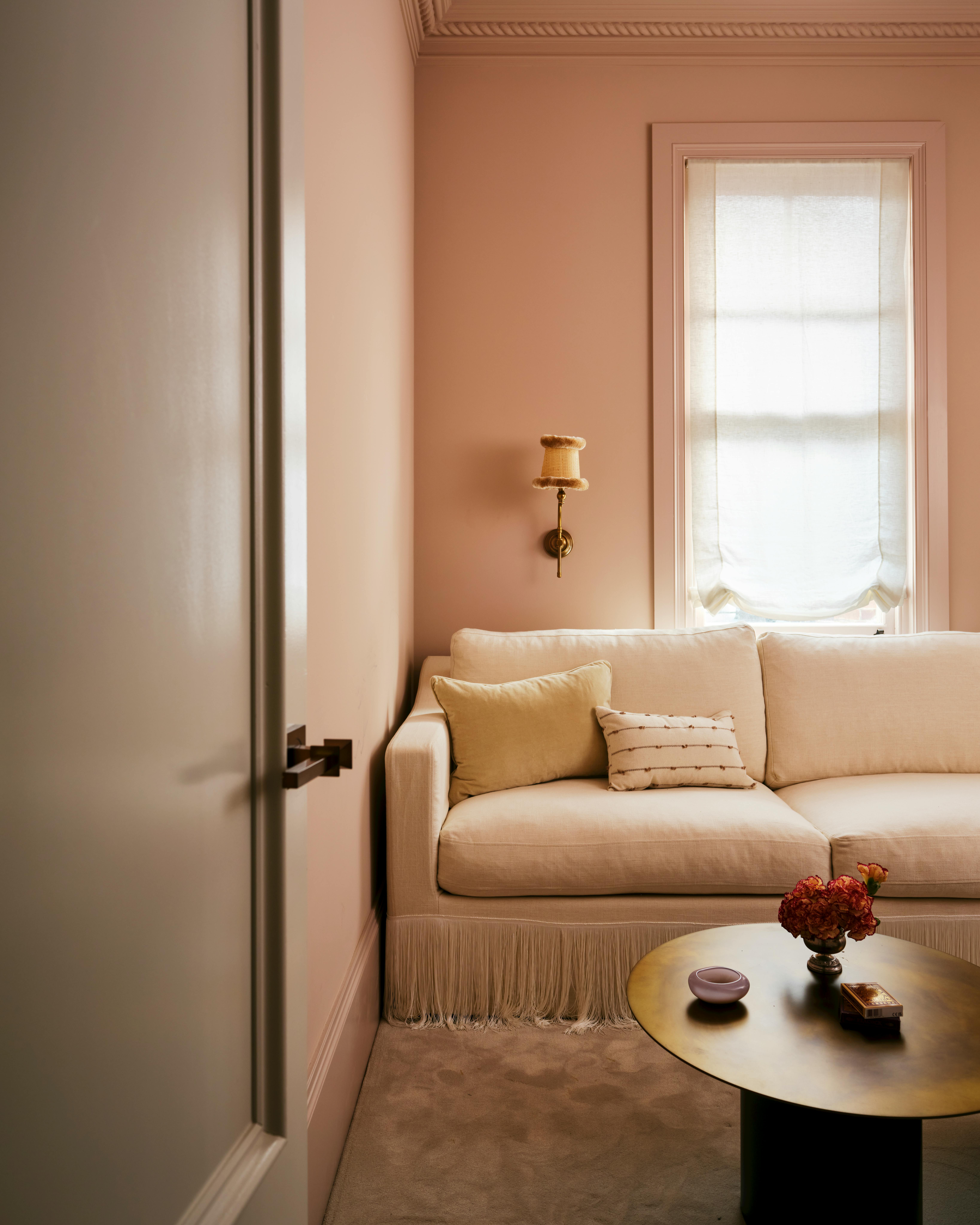 Lo and Co smac studio living room with doorstop and forma door lever