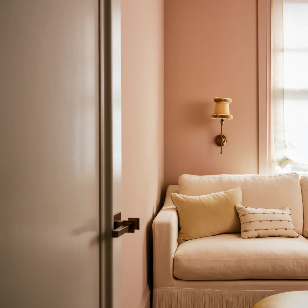 Lo and Co smac studio living room with doorstop and forma door lever