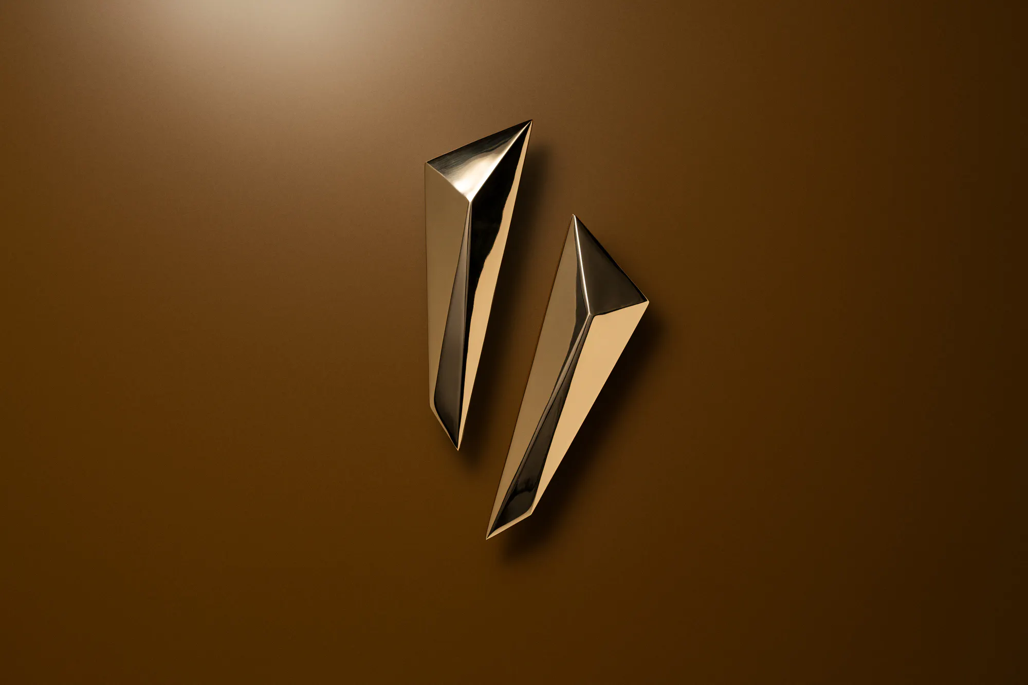 lo and co maximus handles polished brass left and right