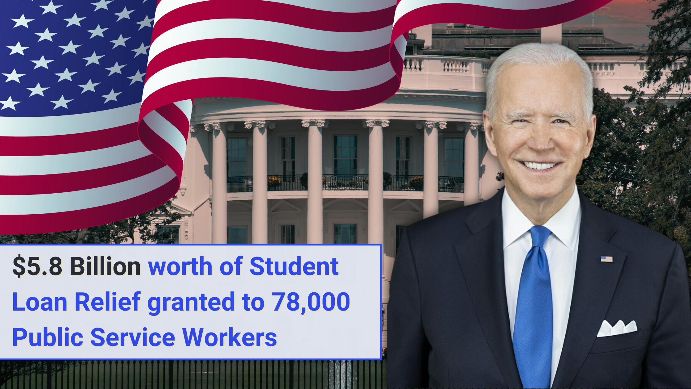 Biden-Harris Administration Grants $5.8 Billion in Student Loan Relief to 78,000 Public Service Workers