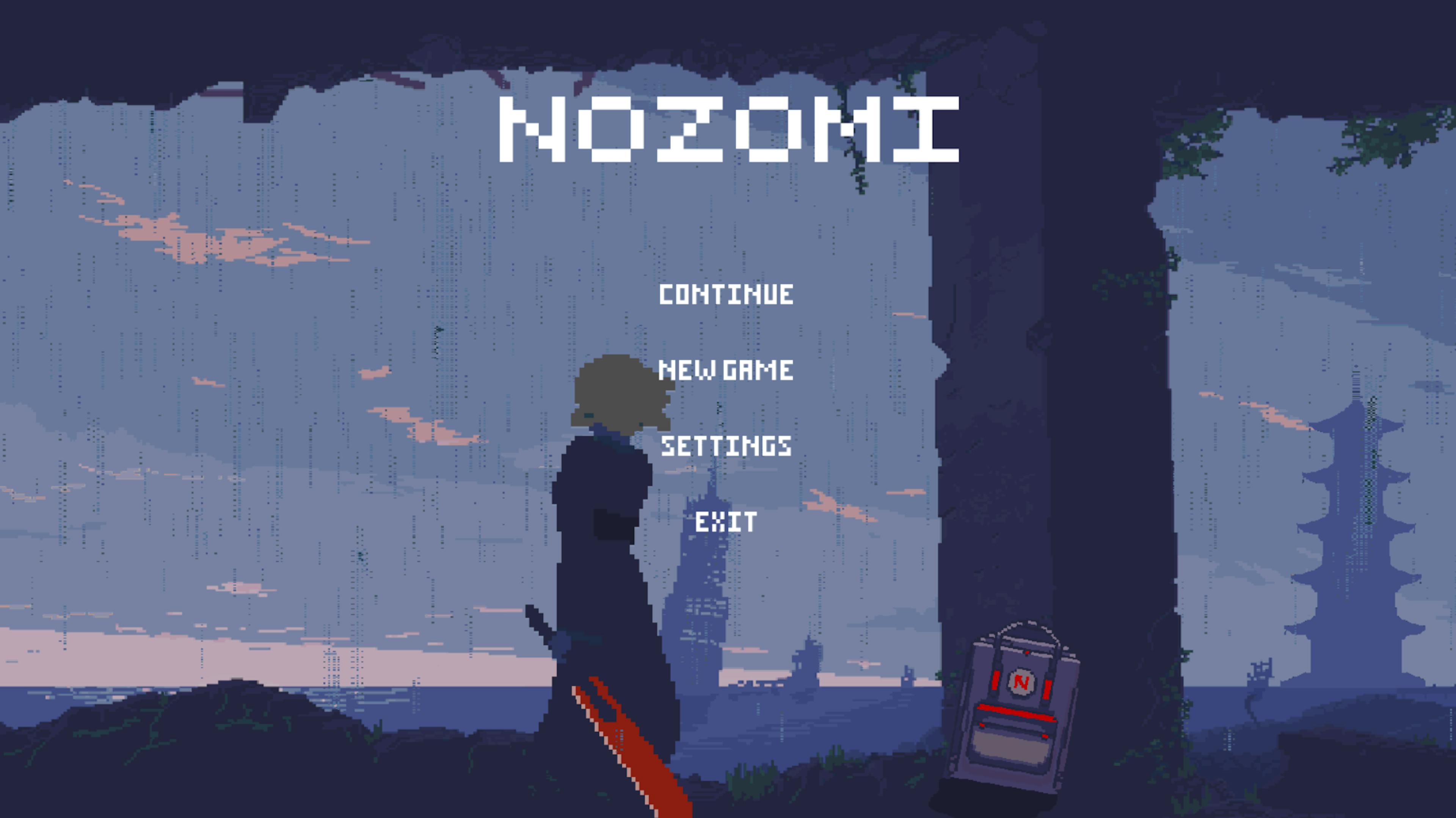 Nozomi Main menu