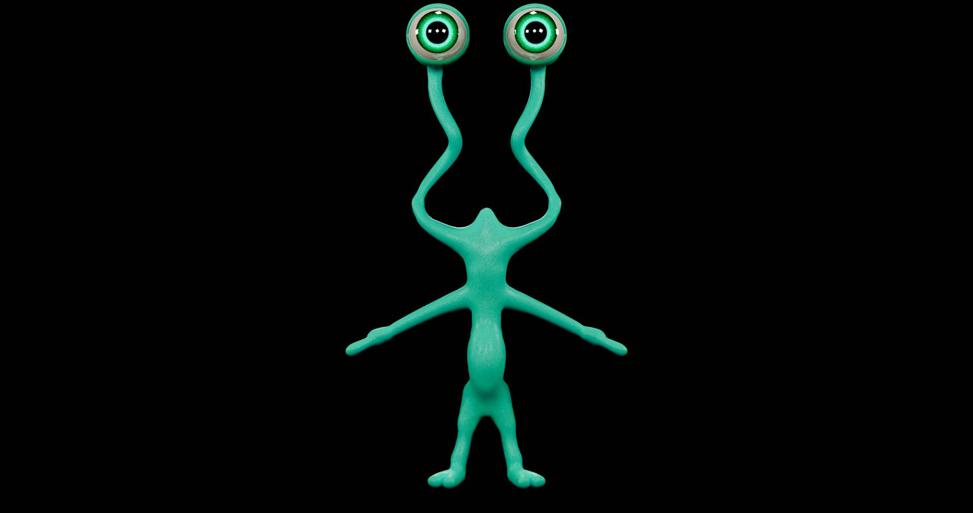 Mike the alien - LoArt & Dev